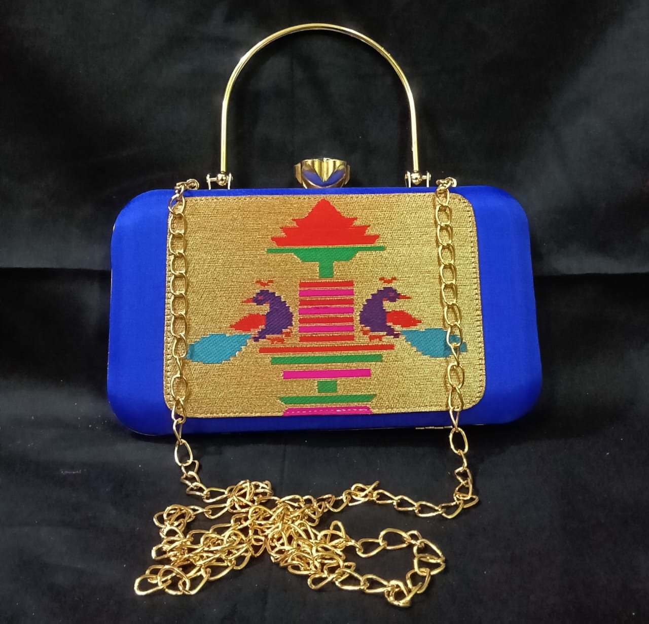 Designer Paithani Clutch