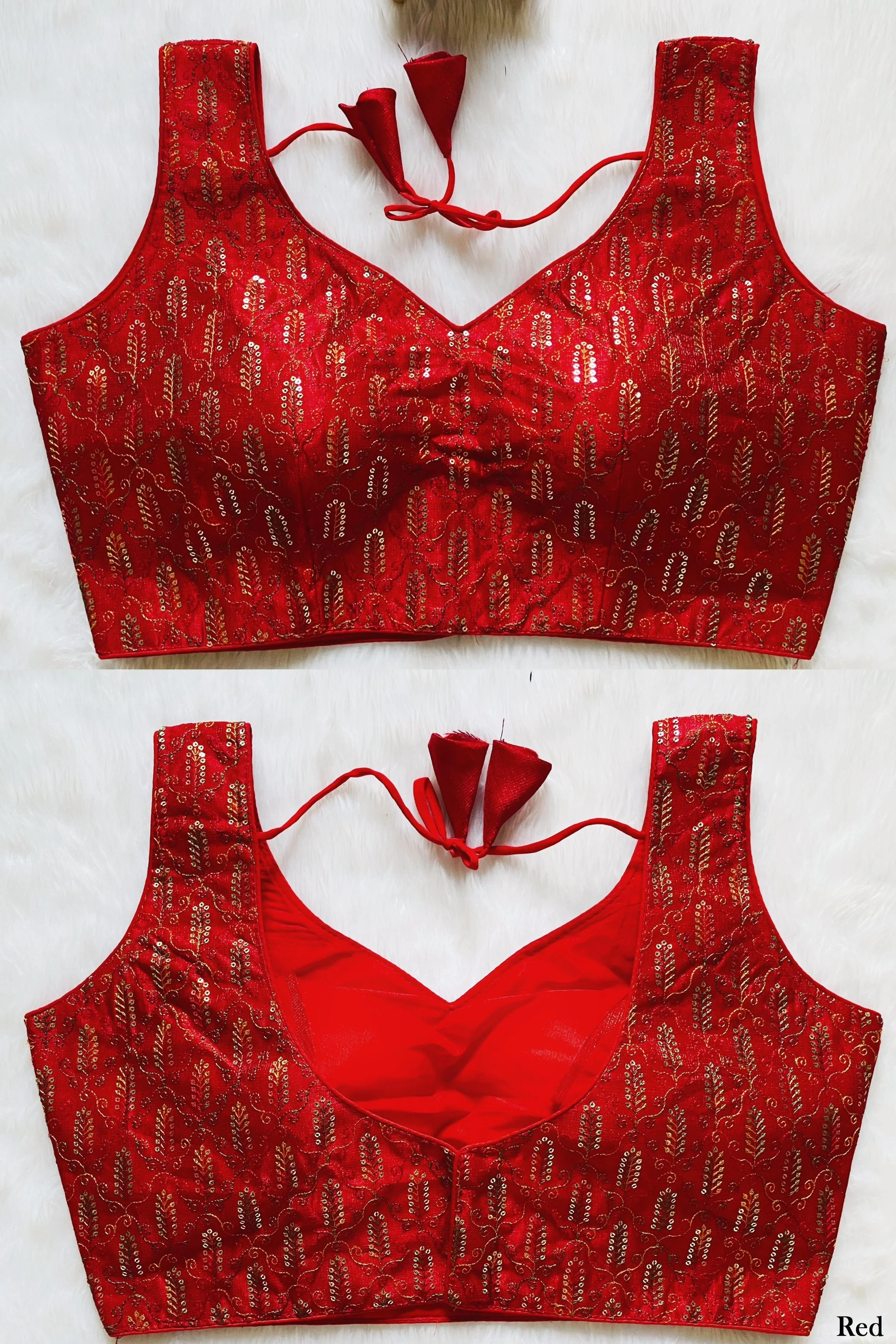 Readymade blouse with Sequin work