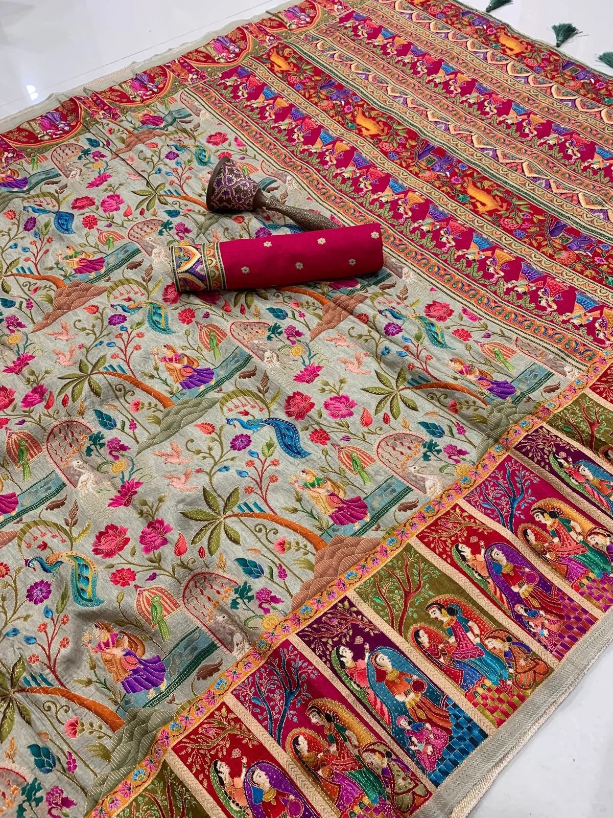 ✨ Royal Heritage Gajji Silk Saree ❤️👑