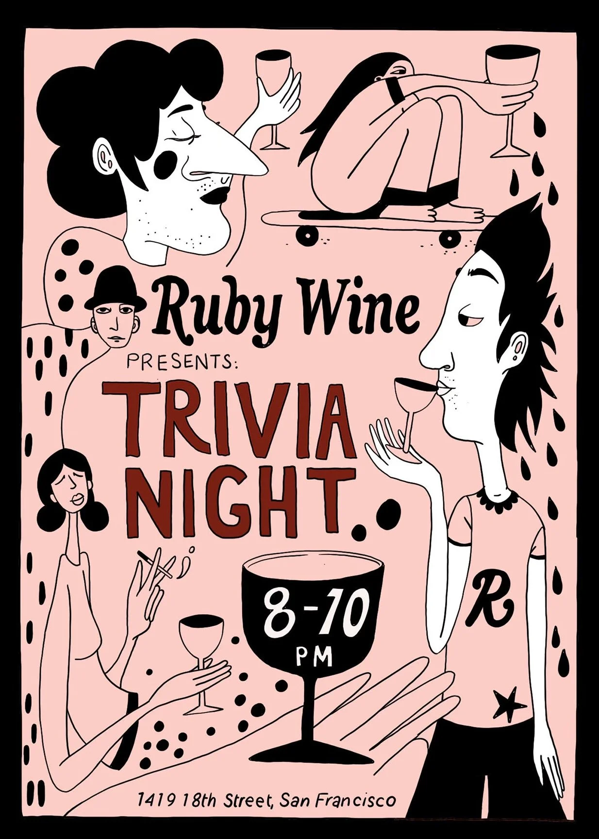 Ruby Wine Poster Design