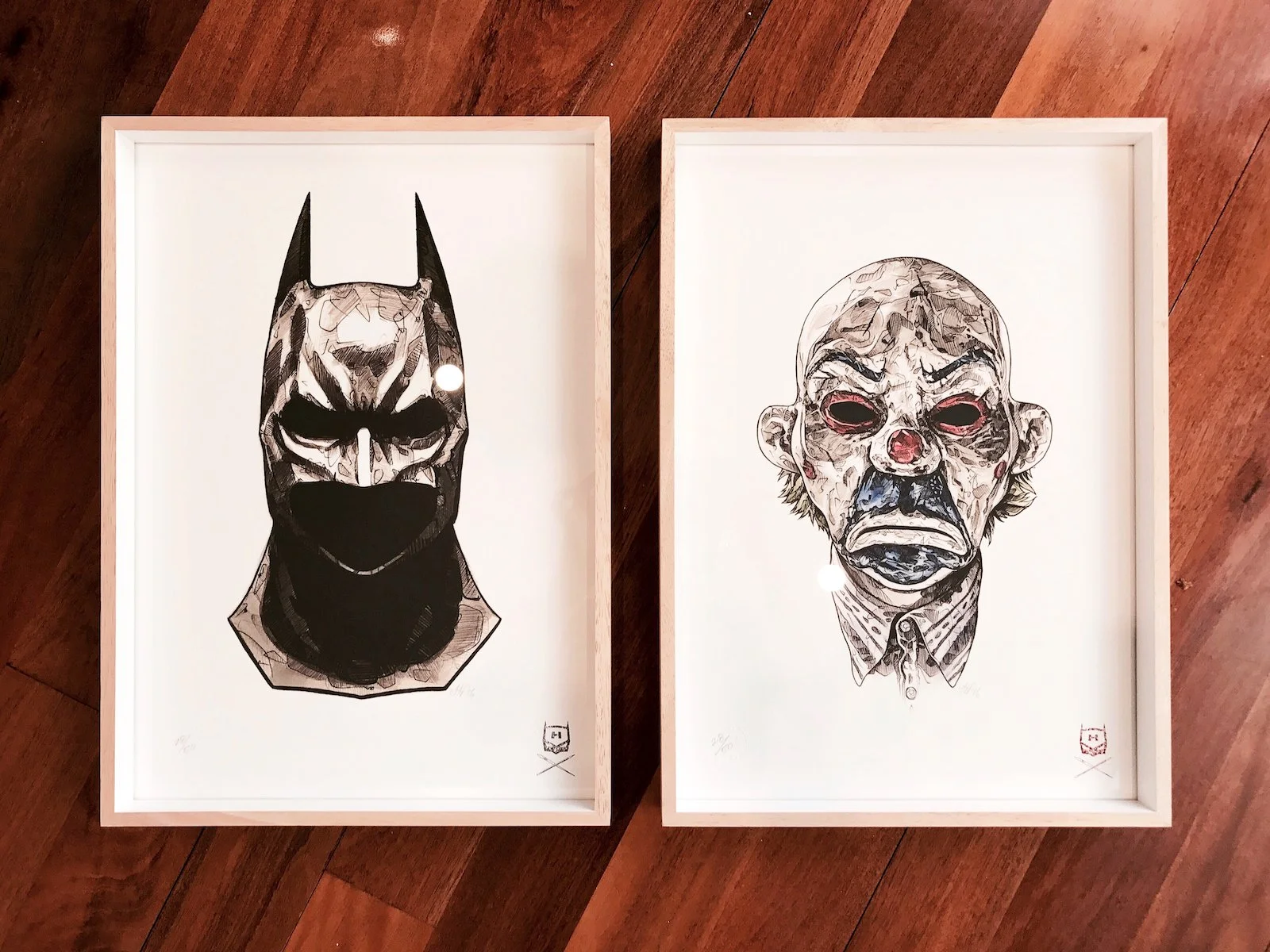 Batman & Joker Print Pairs