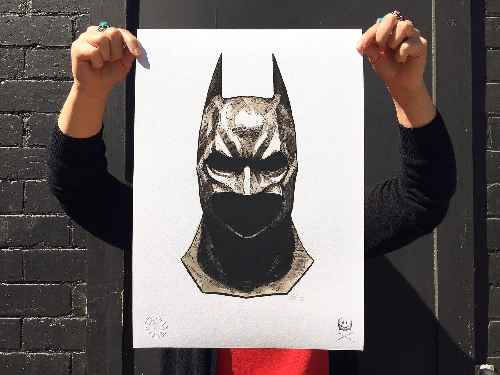Batman Cowl Giclée