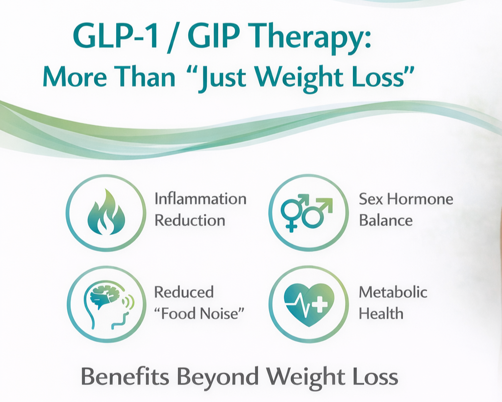 GLP-1 / GIP Therapy: More Than “Just Weight Loss”