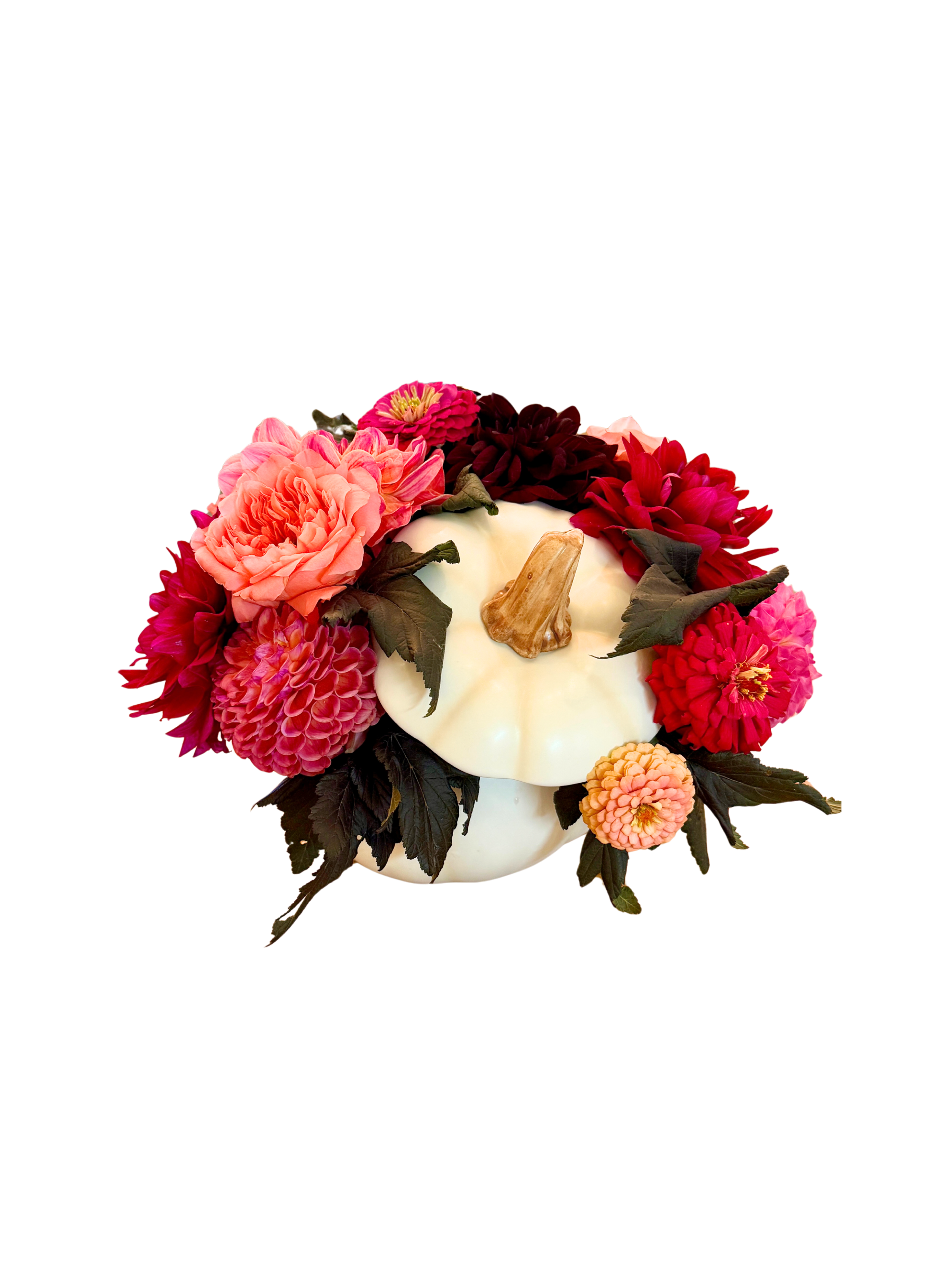 Ceramic Pumpkin Arrangement