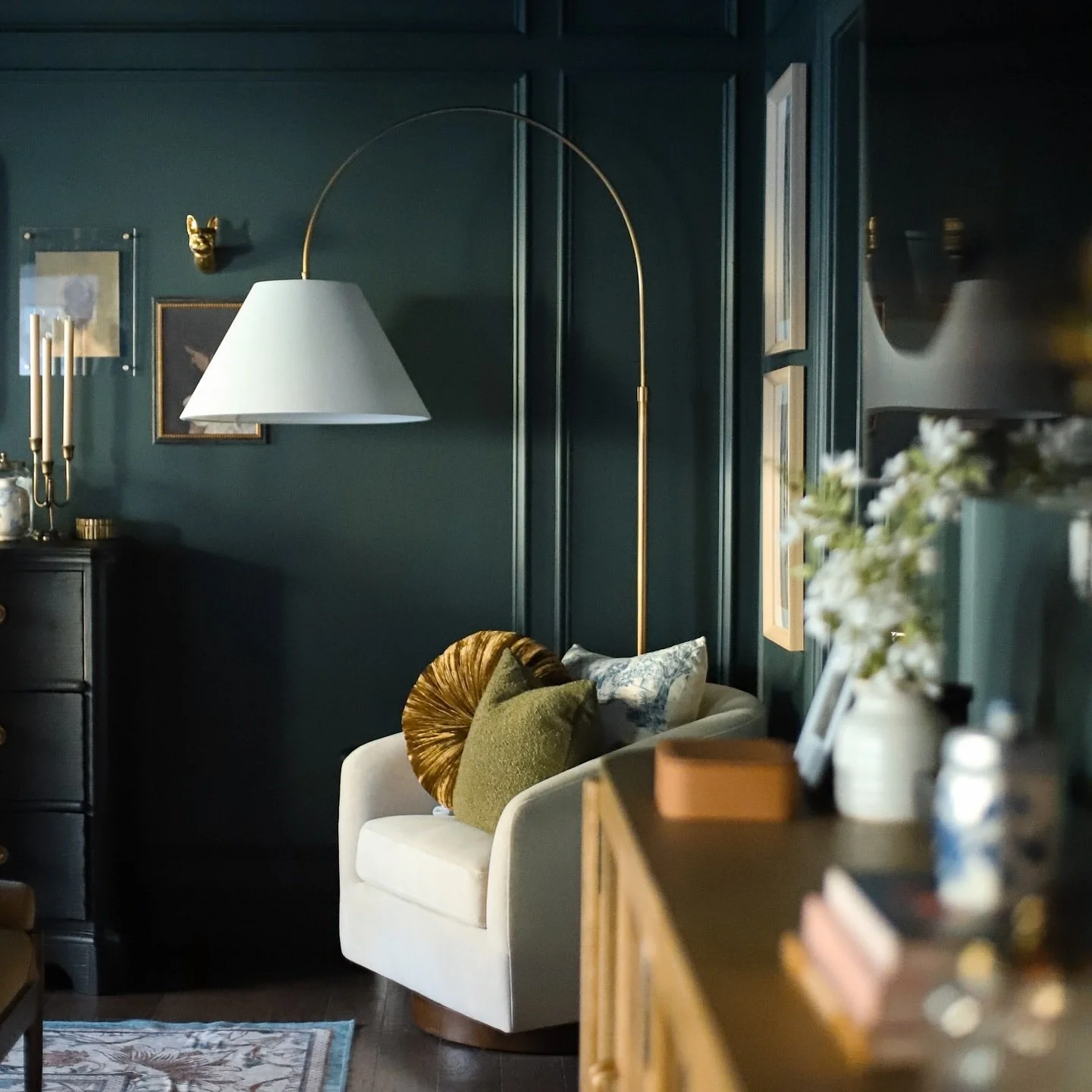 It&rsquo;s #makeovermonday and we&rsquo;re starting STRONG with this beautiful, moody yet whimsical bedroom we designed a few months ago! Every Monday this week, we will be showcasing our favorite designs from 2024 and some cool behind the scenes fro