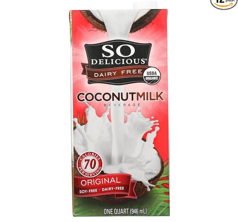 So Delicious Coconut Milk Beverage - Original - Case Of 12 - 32 Fl Oz.