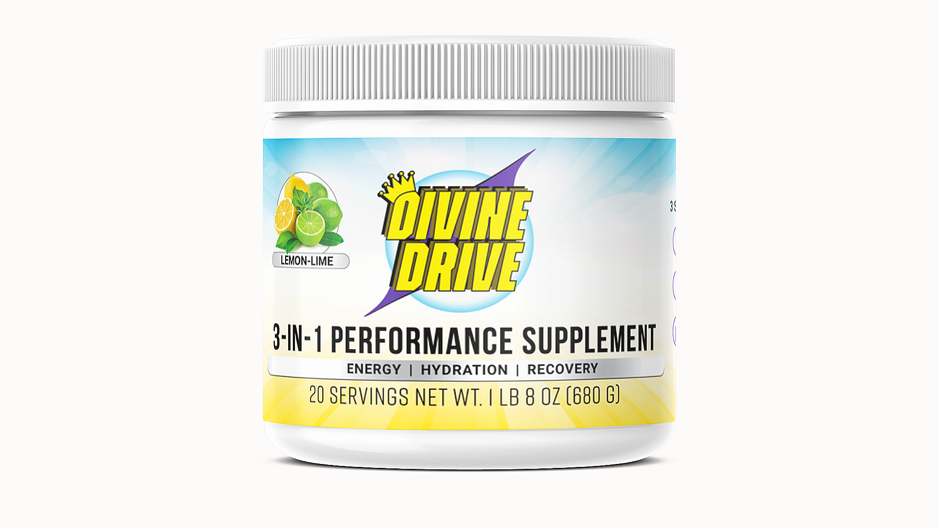 DivineDrive LemonLime Powder