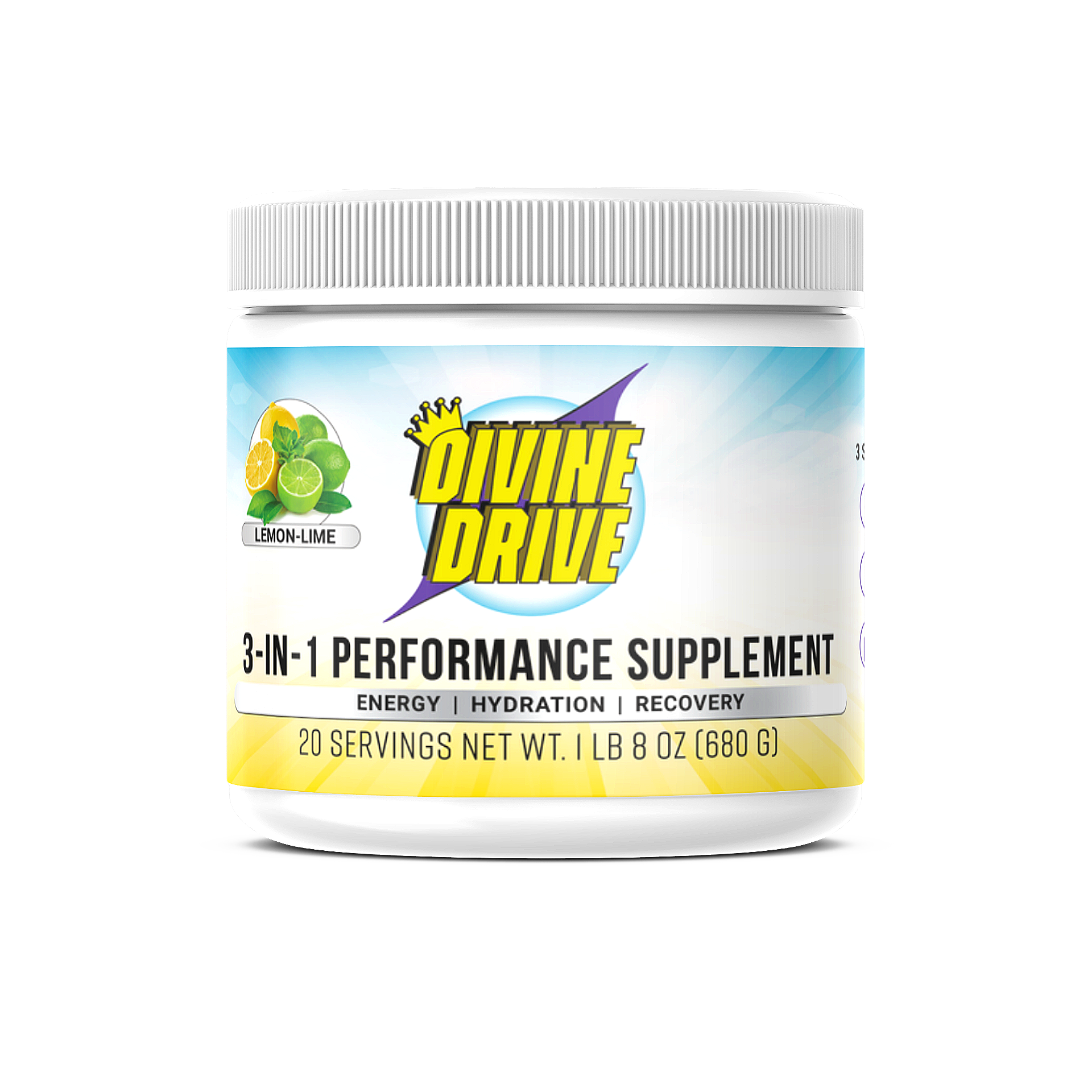 DivineDrive LemonLime Powder