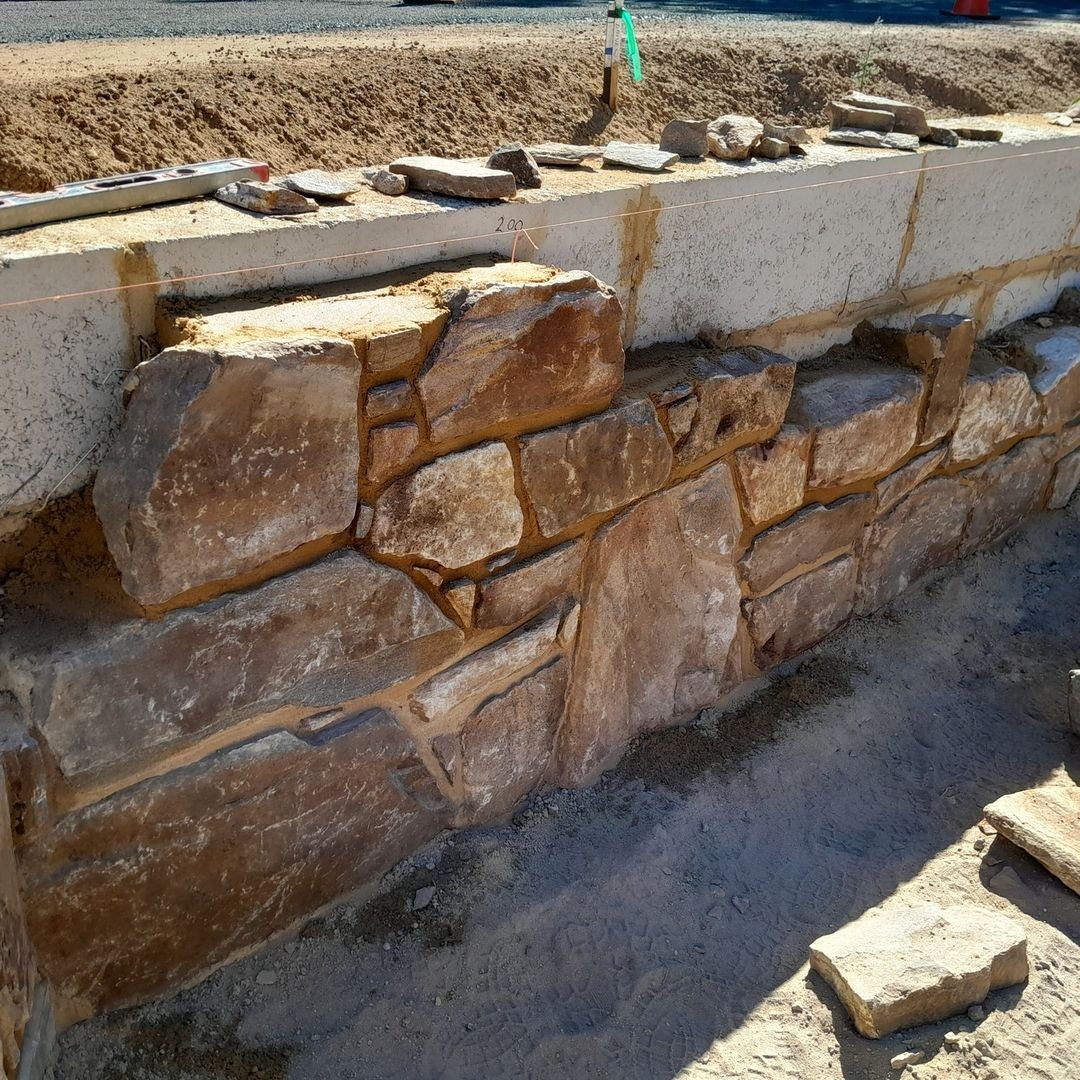 Culvert Wing Walls, Granite Clad