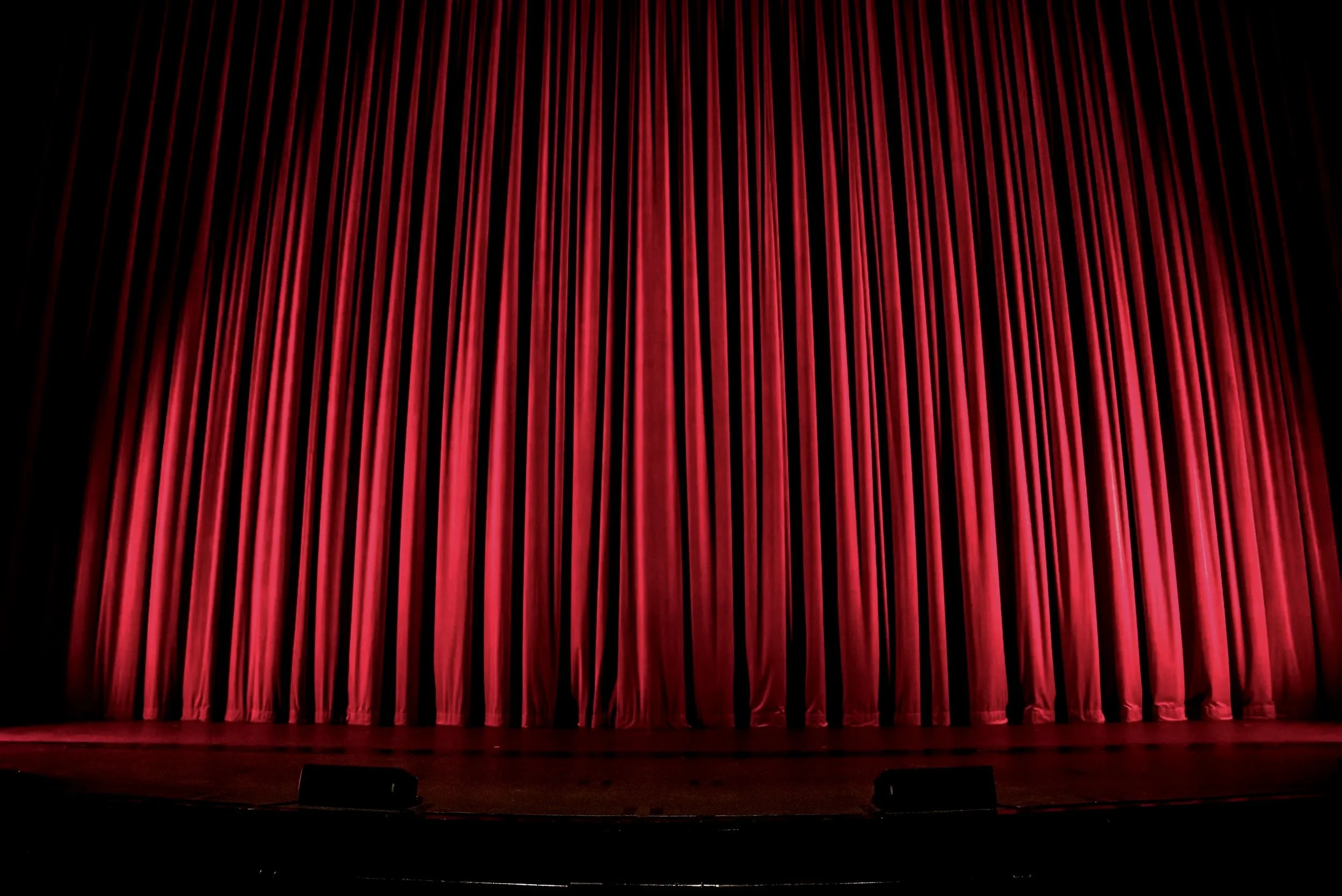 Red Curtain on a stage