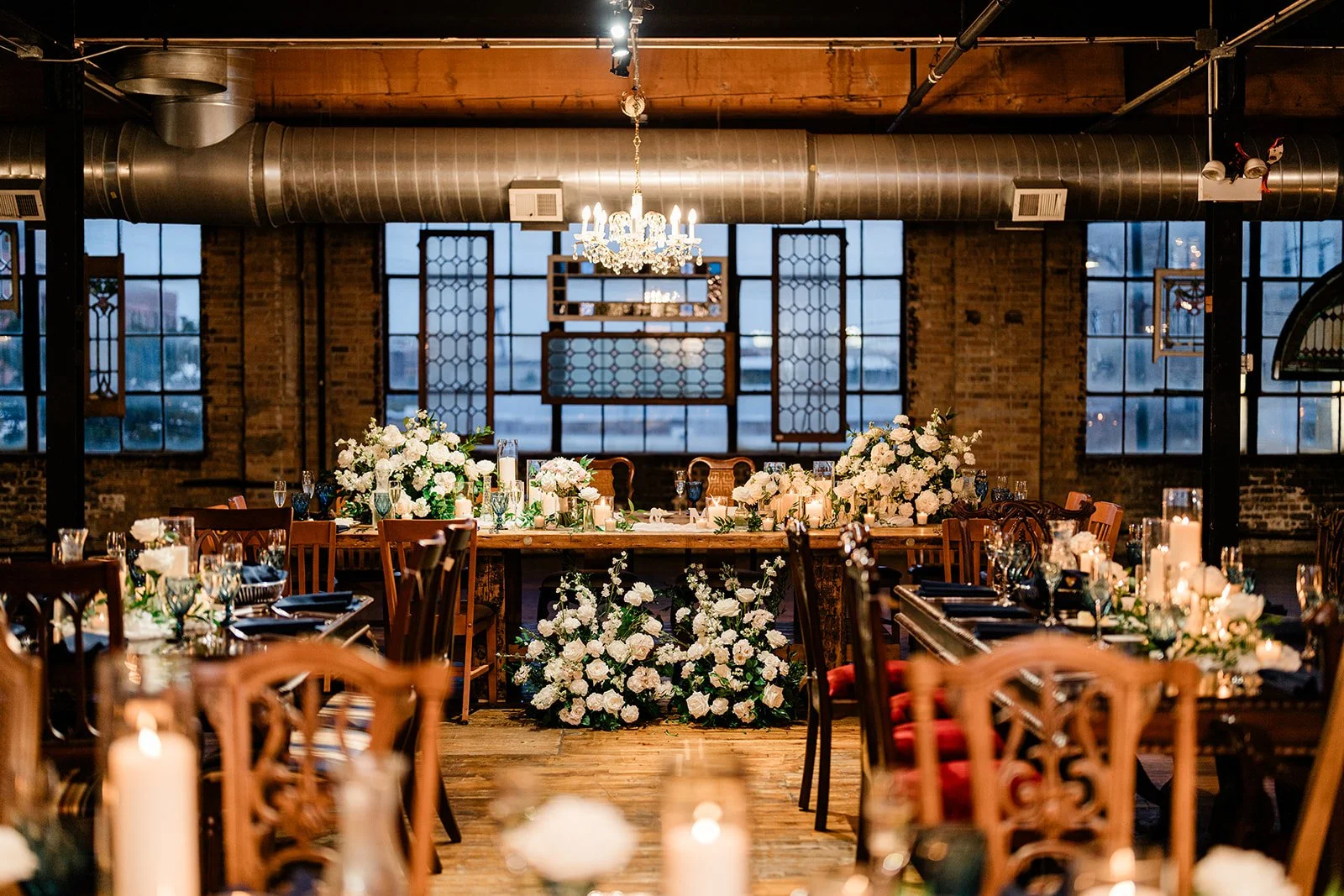 Salvage One wedding venue in West Town Chicago catered by Signature Catering by Ovy 