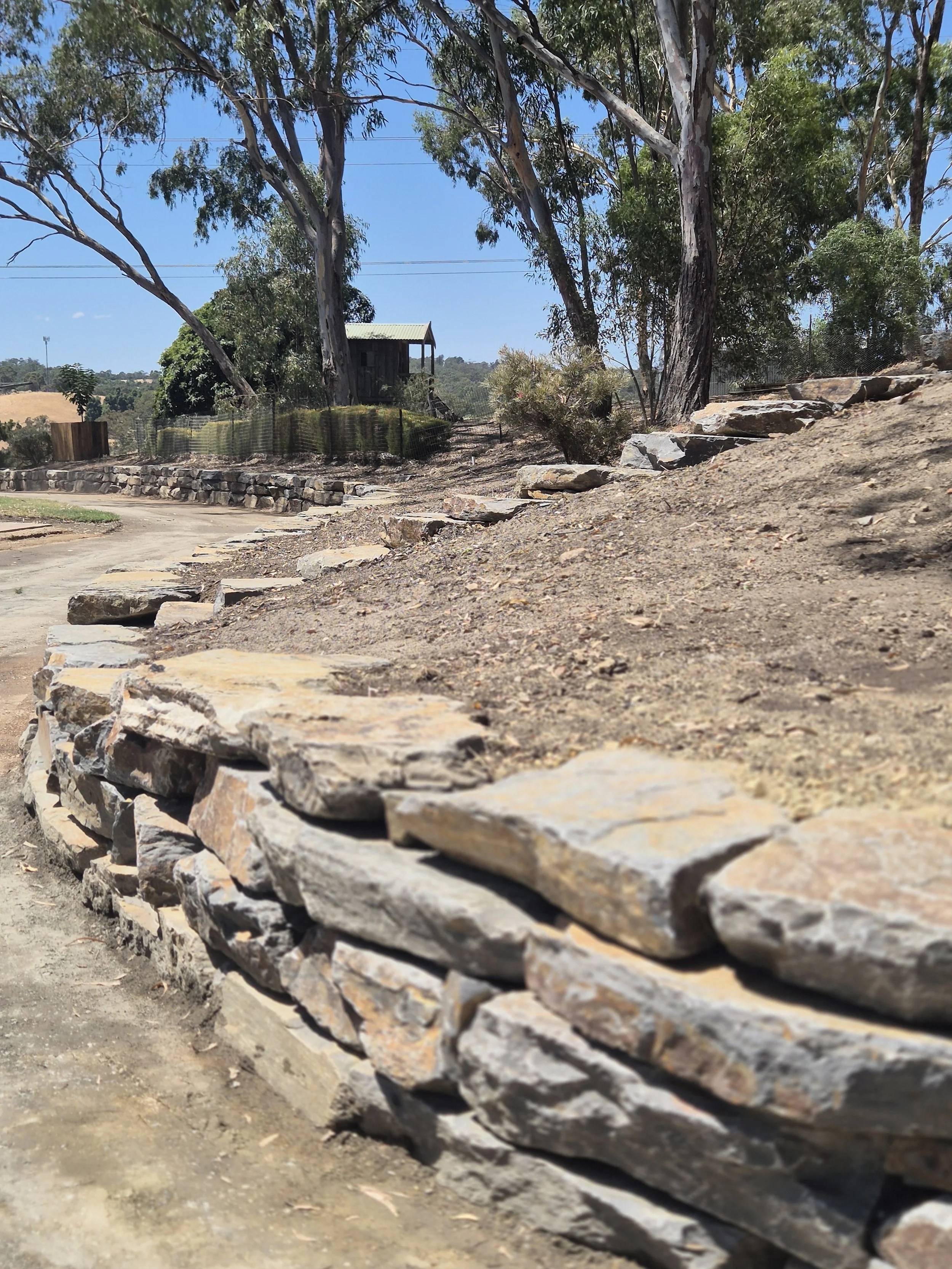 stone wall landscaping adelaide