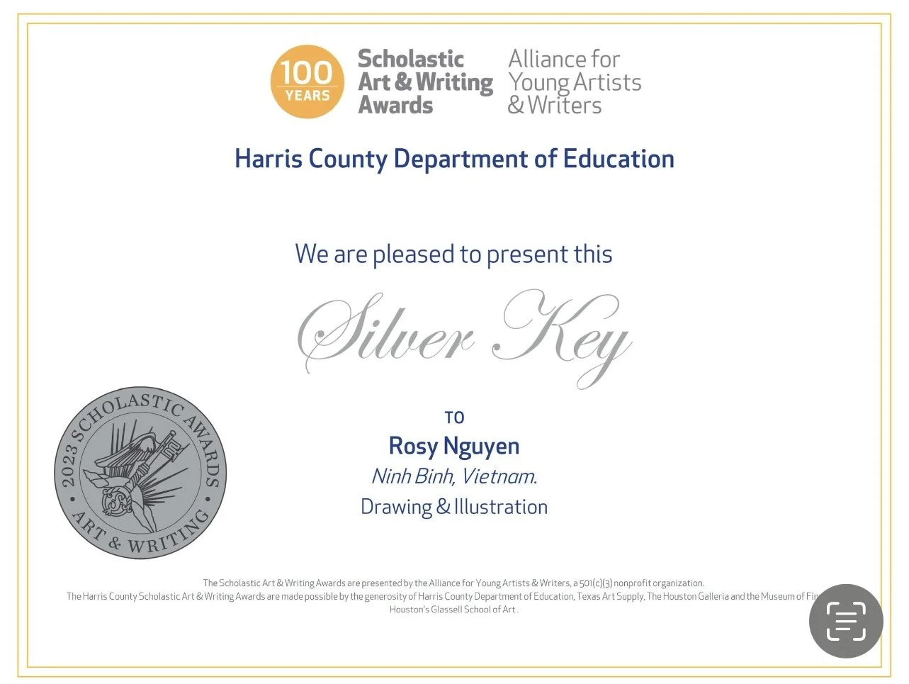 Silver Key in Drawing & Illustration | Scholastic Art & Writing Awards Alliance for Young Artists & Writers 2023