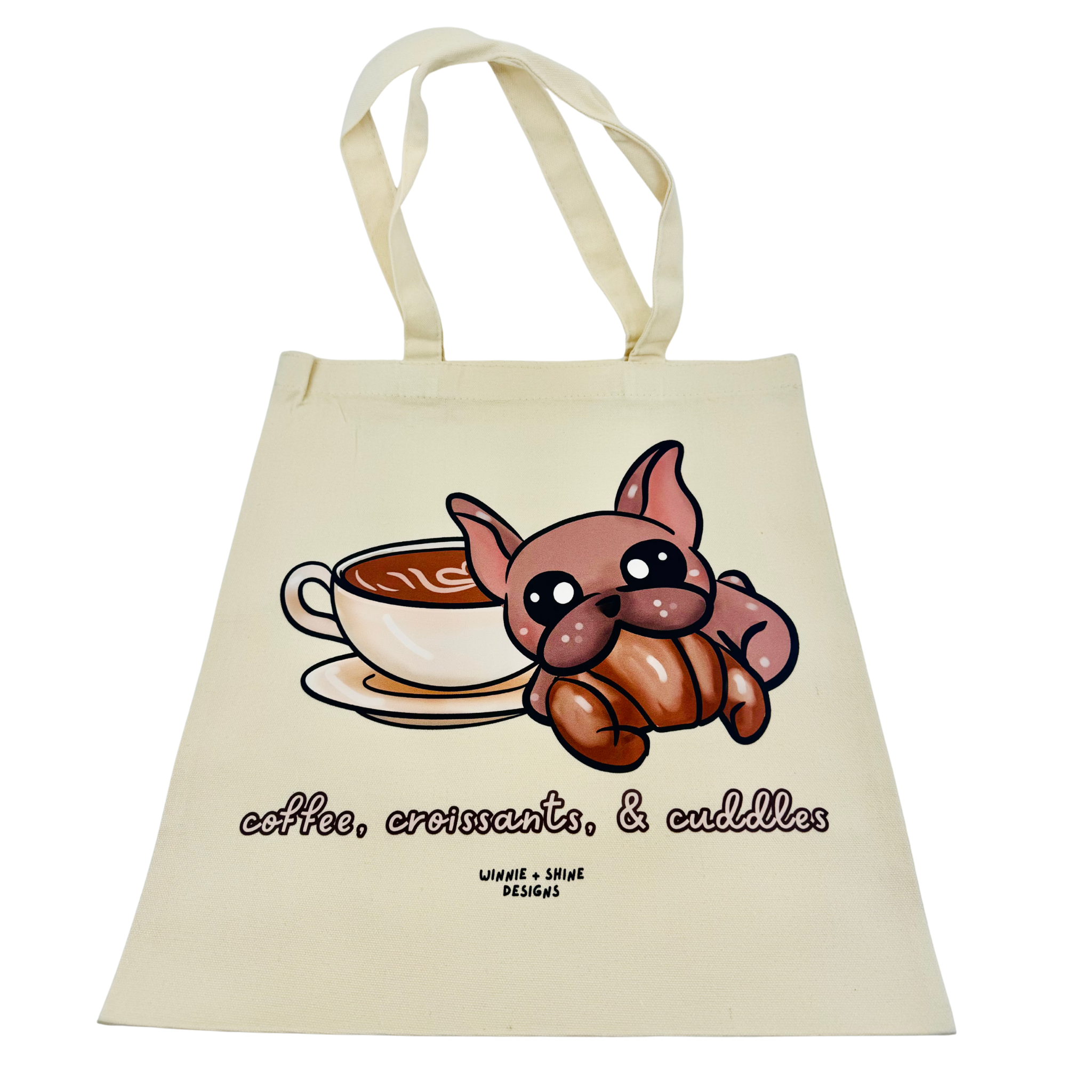 Tote Bag - Coffee, Croissants, & Cuddles.png