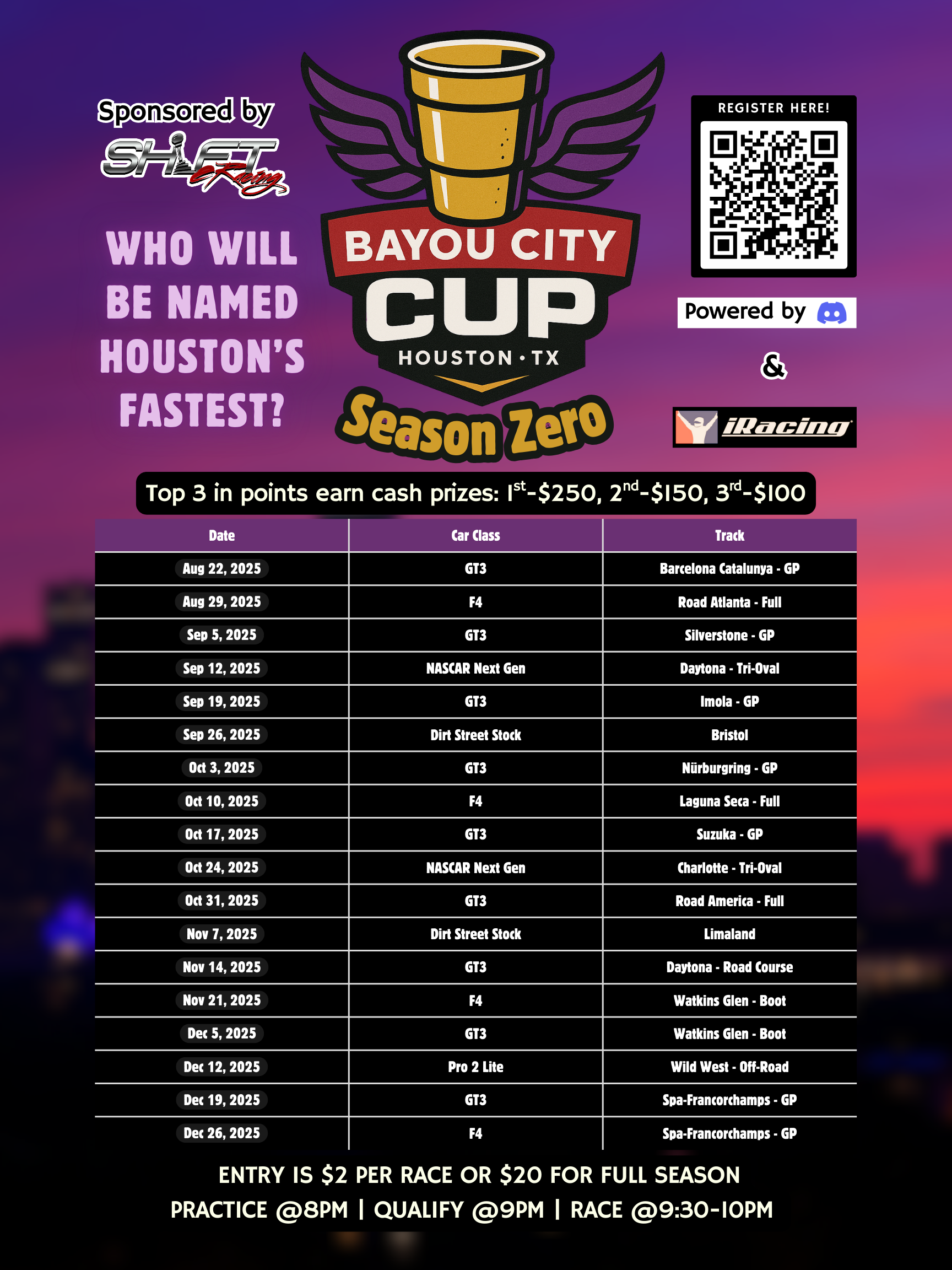 BAYOU CITY CUP: SEASON ZERO