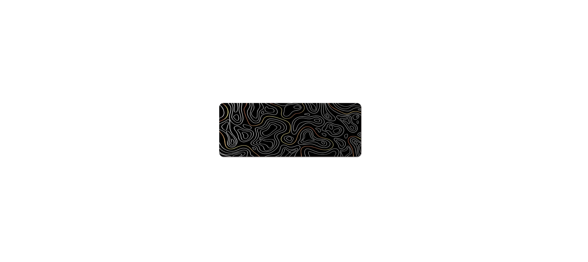contour lines mouse pad desk pad stitched edge