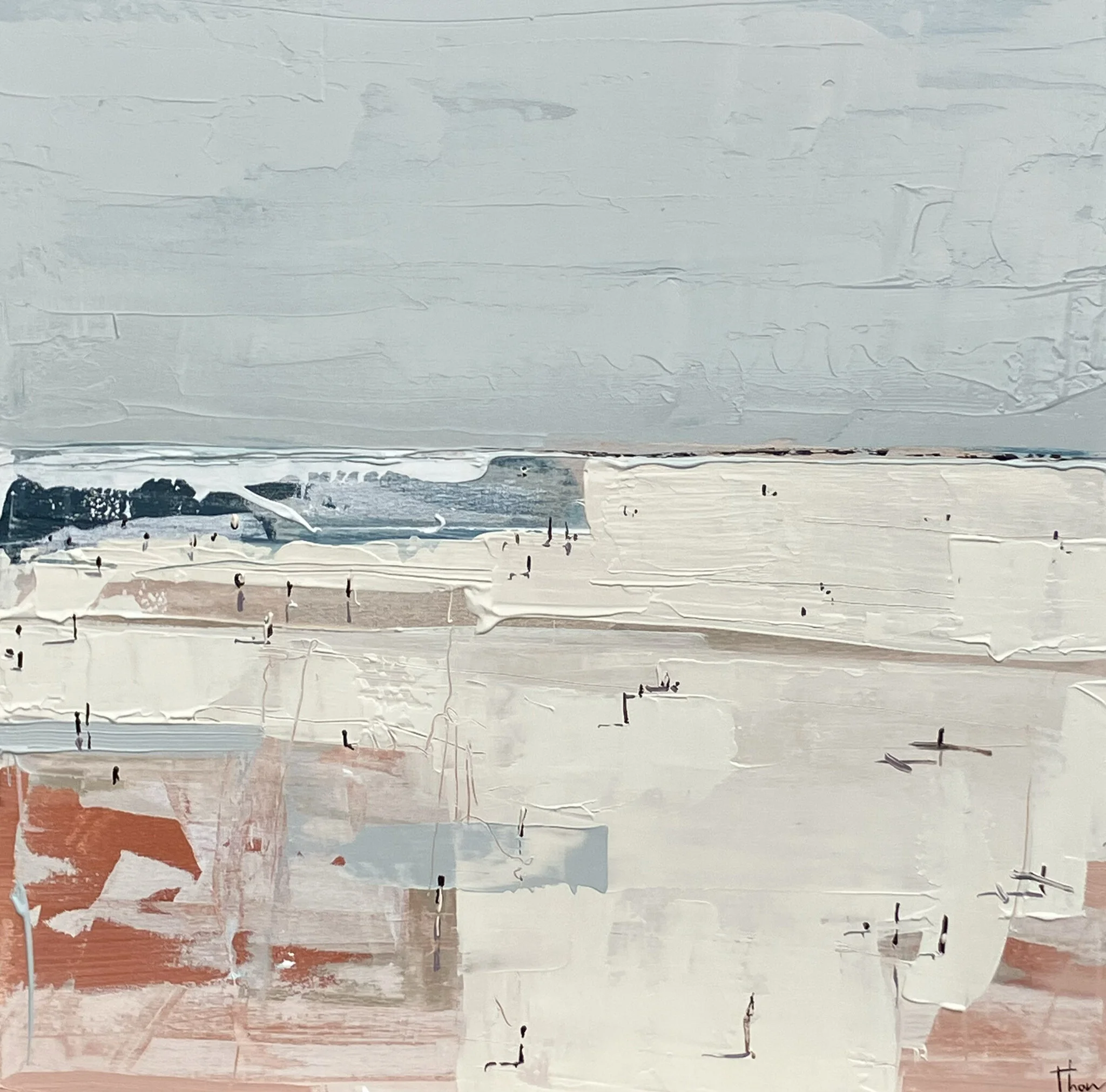 Red rocks - 84cm x 84cm
