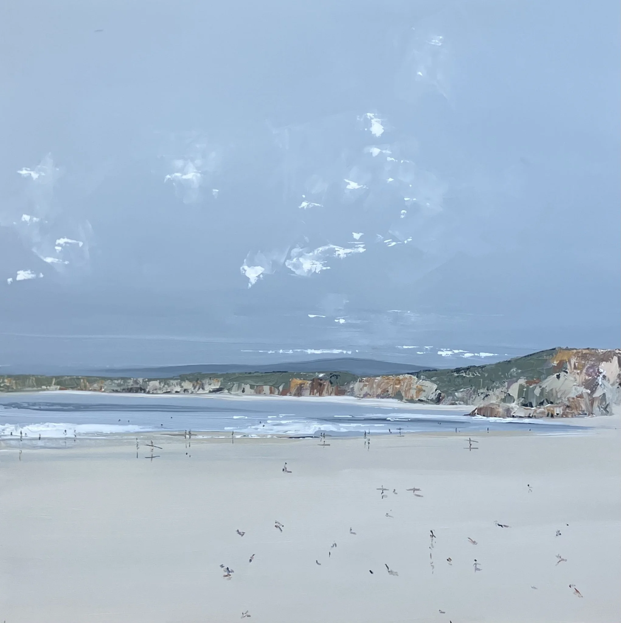 Back Addis, Red Rocks and beyond - 154cm x 154cm [sold]