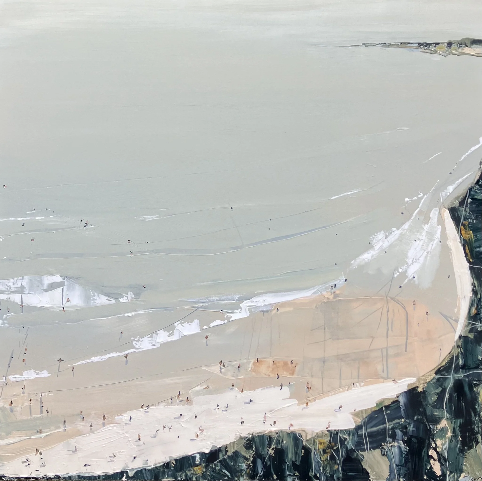 South side surf check - 119cm x 119cm