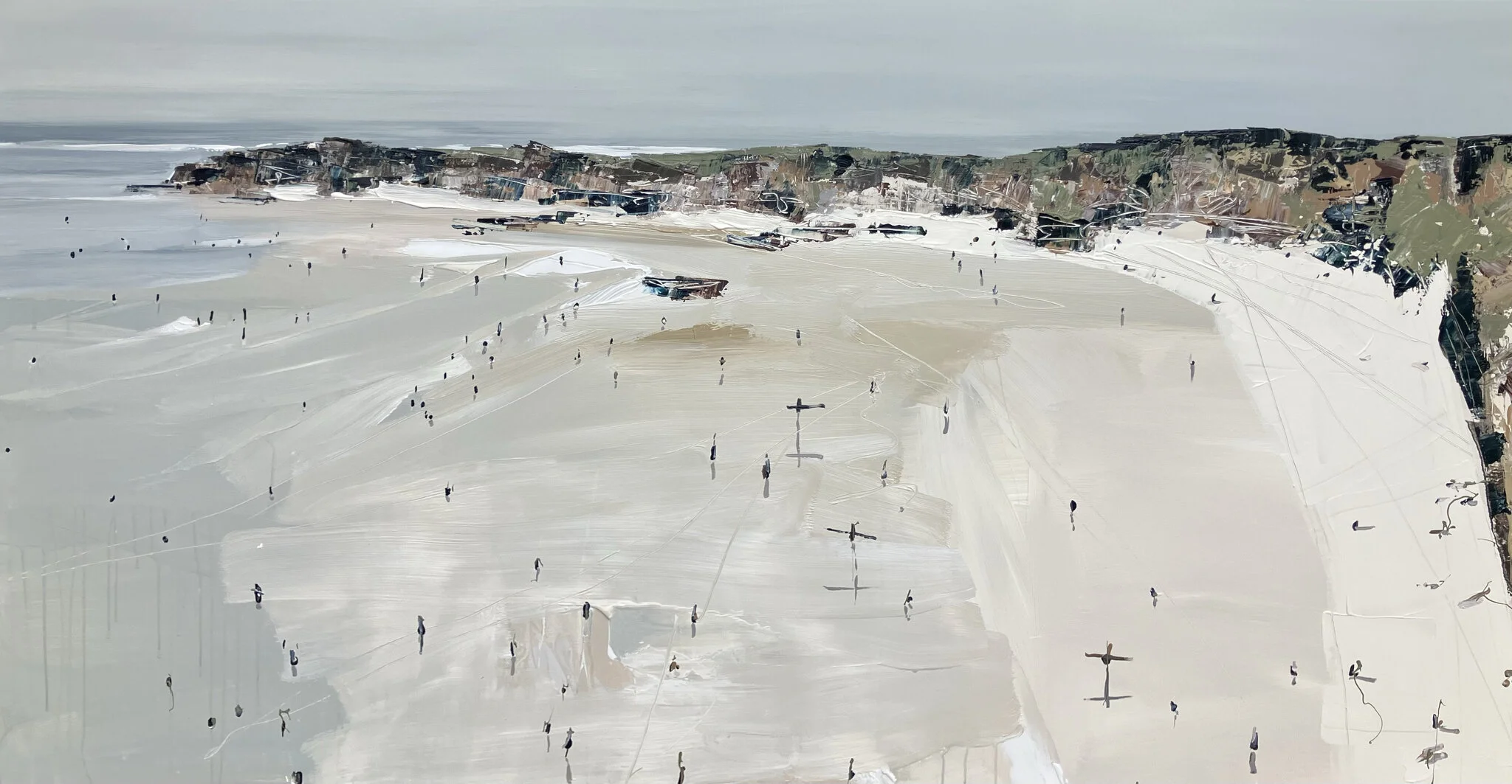 Beach day - 94cm x 174cm