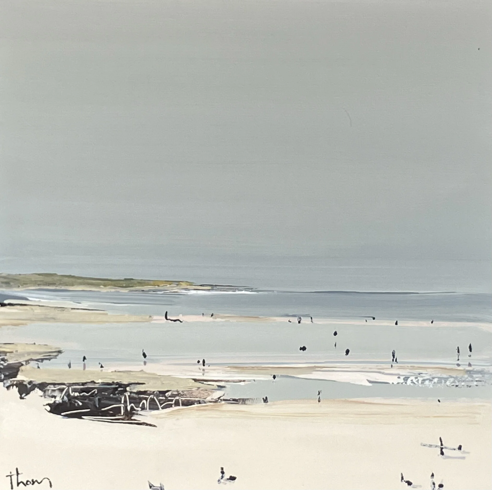 Taking the day off - 49cm x 49cm