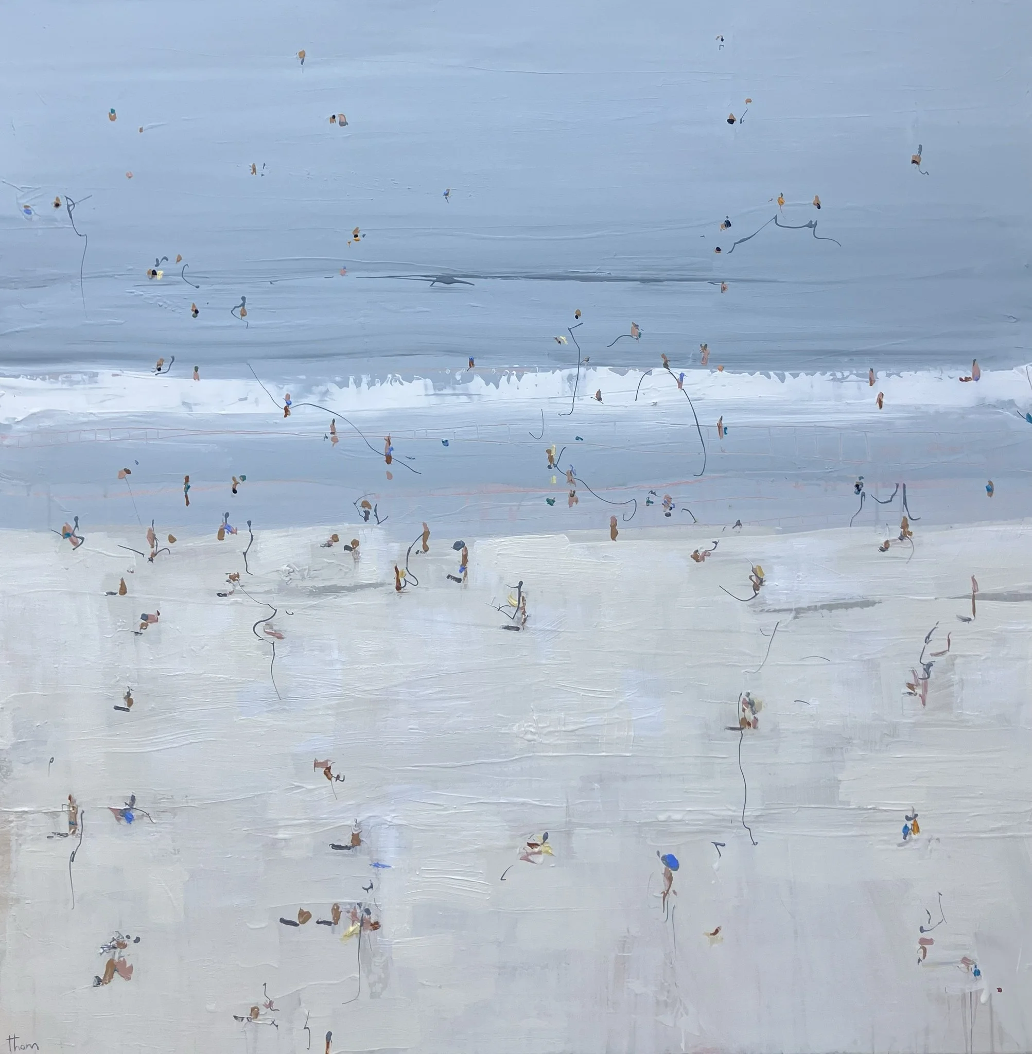 Soak then Bake - 115cm x 115cm