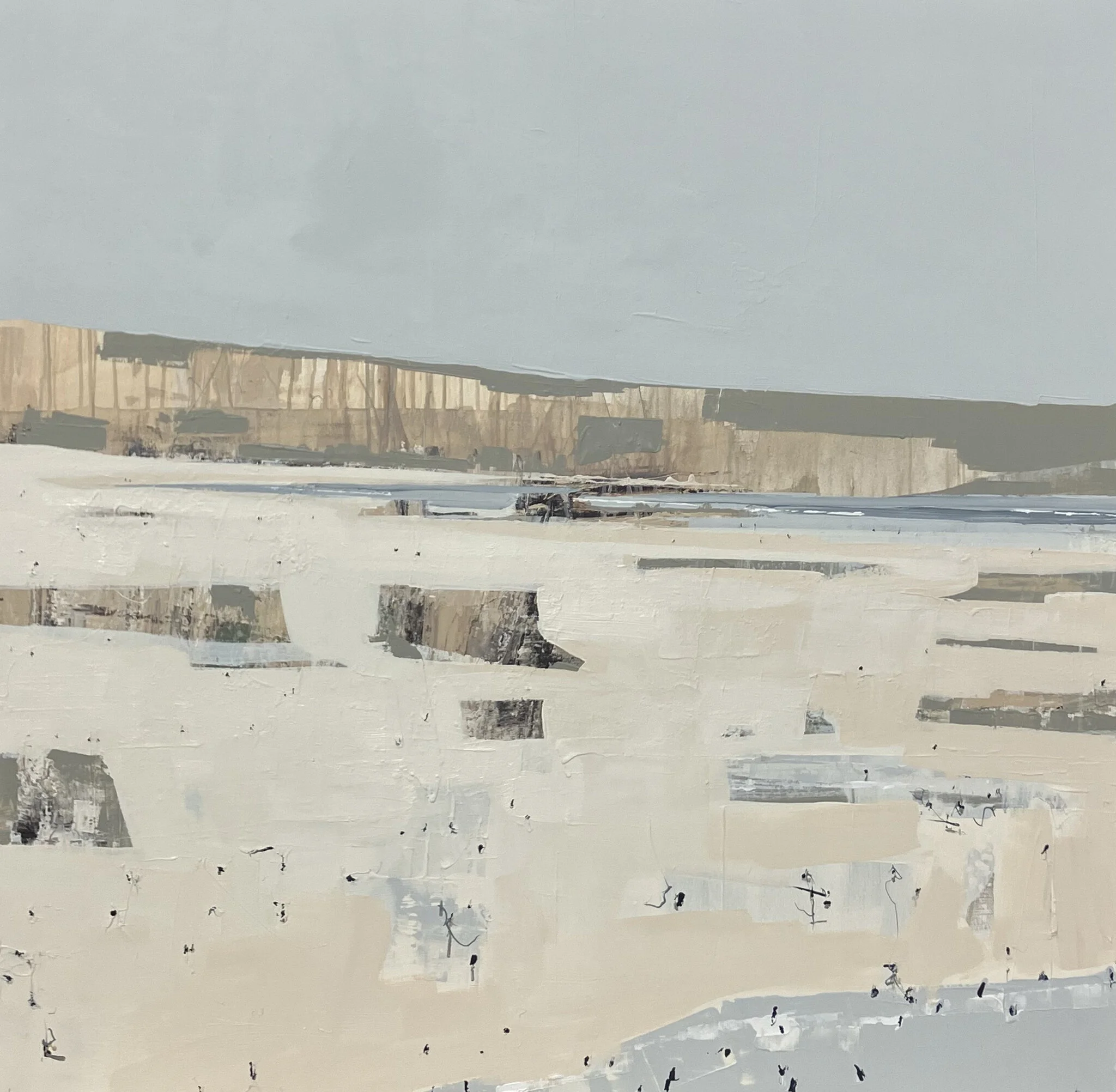 Low tide - 134cm x 134cm