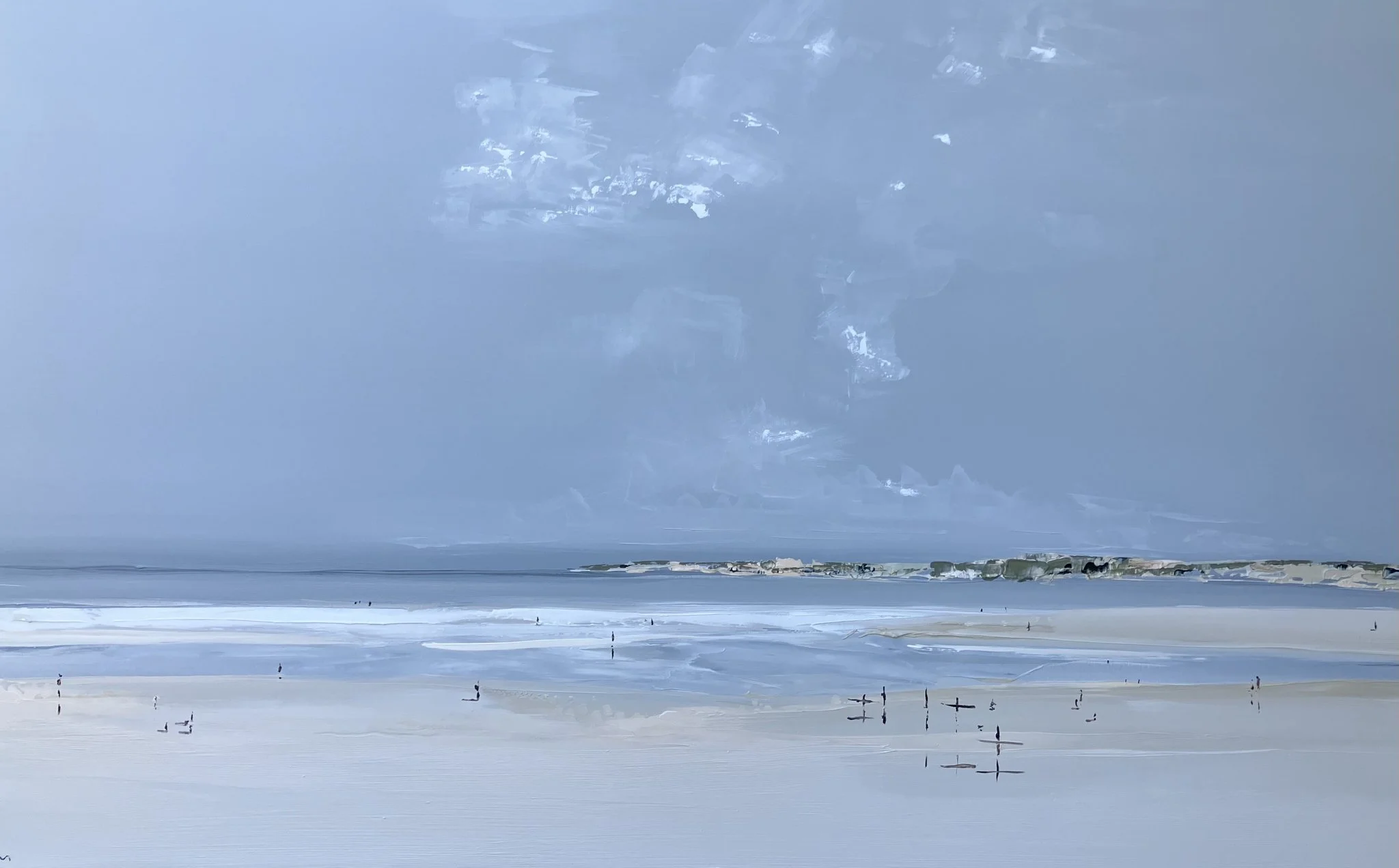 River mouth - 156cm x 95cm [sold]