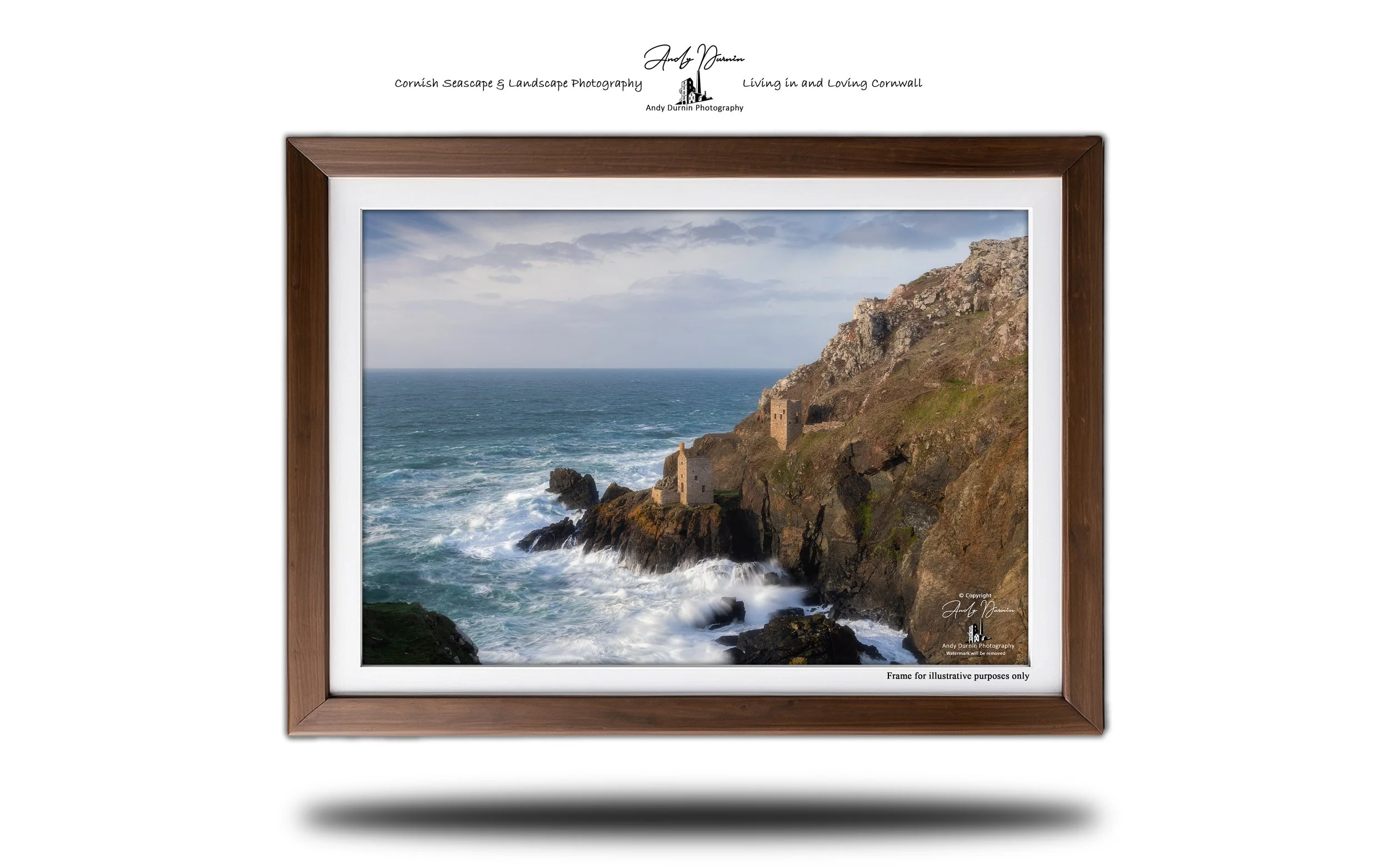 Fine art photograph of the historic Crowns tin mine at Botallack, Cornwall.