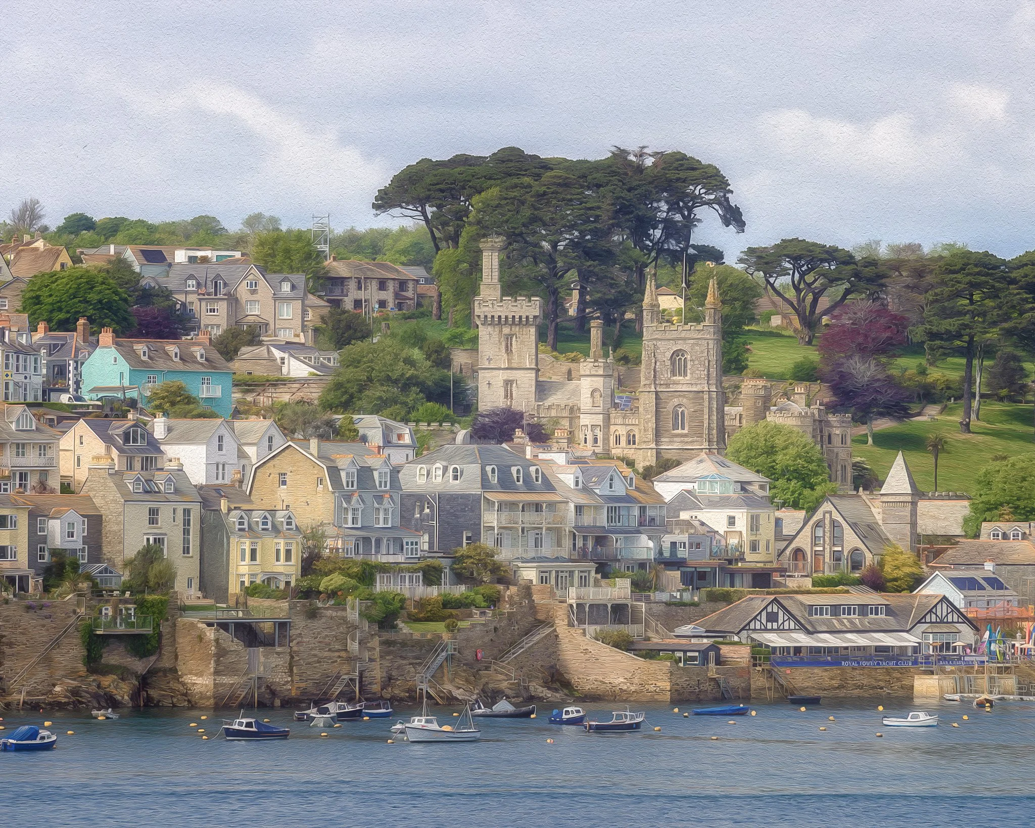 Fowey River scene