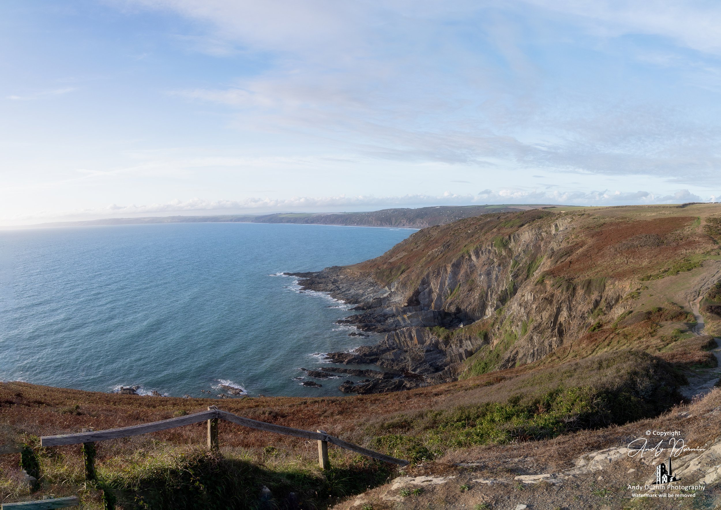 Where the Coast Wanders Looking west from Rame Head