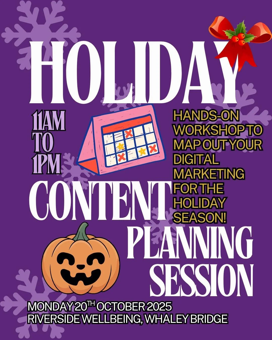 I know, I know,  it feels rude to mention it...

But, if you want your marketing to feel calm this December, so you can focus on what really matters over the holiday period, now&rsquo;s the time to start planning. 🎄✨

My Holiday Content Planning Ses