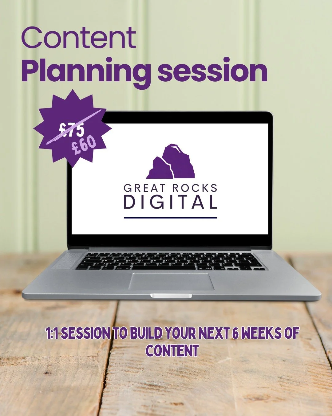 If you&rsquo;d like to start the year feeling more settled about your marketing, I&rsquo;m offering relaxed 1:1 sessions this January at a special price. Together, we&rsquo;ll build a 6-week content plan that feels manageable, realistic, and suited t