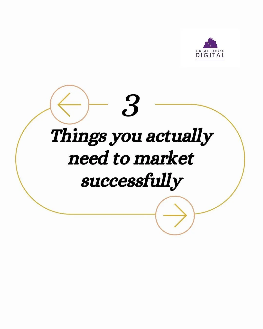 Apart from something to market, you don't need a lot to create a really successful marketing strategy. You just really need:

A WHY. This is the reason why you're putting yourself out there. The purpose of your marketing. Its the platforms you choose