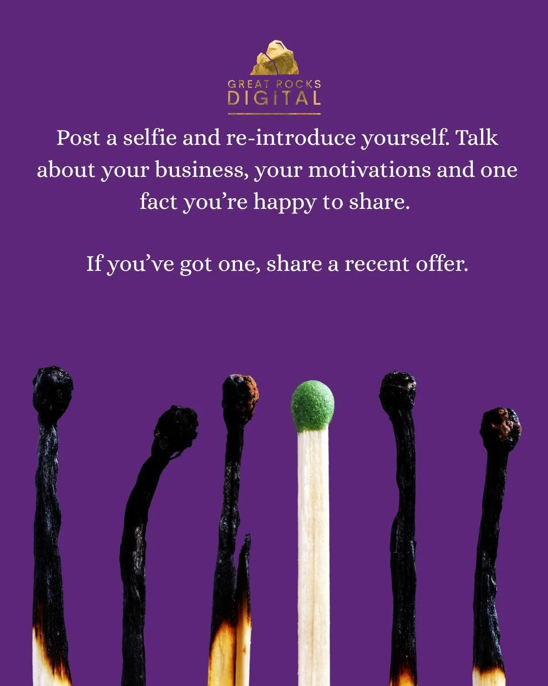 Feeling burnt out? Try this for a post this week!

 #smallbusinesssupportingsmallbusiness #neurodivergentbusiness #sustainablemarketing #greatrocksdigital