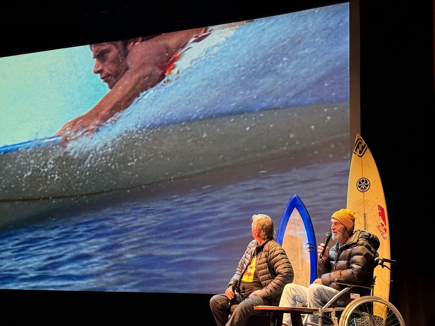 BLUE HORIZON: What an experience seeing surf cinema maestro @jackmccoyaloha in West Oz last week for the 20-year anniversary of his biopic Blue Horizon. The film explores the different lines that an exceptionally talented surfer can take in life. Thi