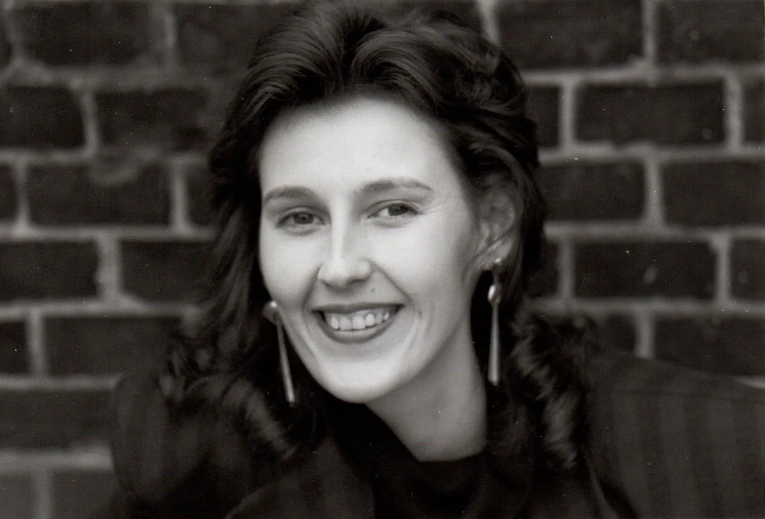 Annette Isenbart Portrait von 1992 in schwarz weiß