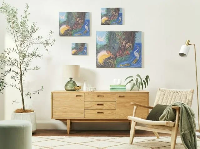 Bild von IsenbART zeigt Dschungel mit diversen Tieren und Fabelwesen