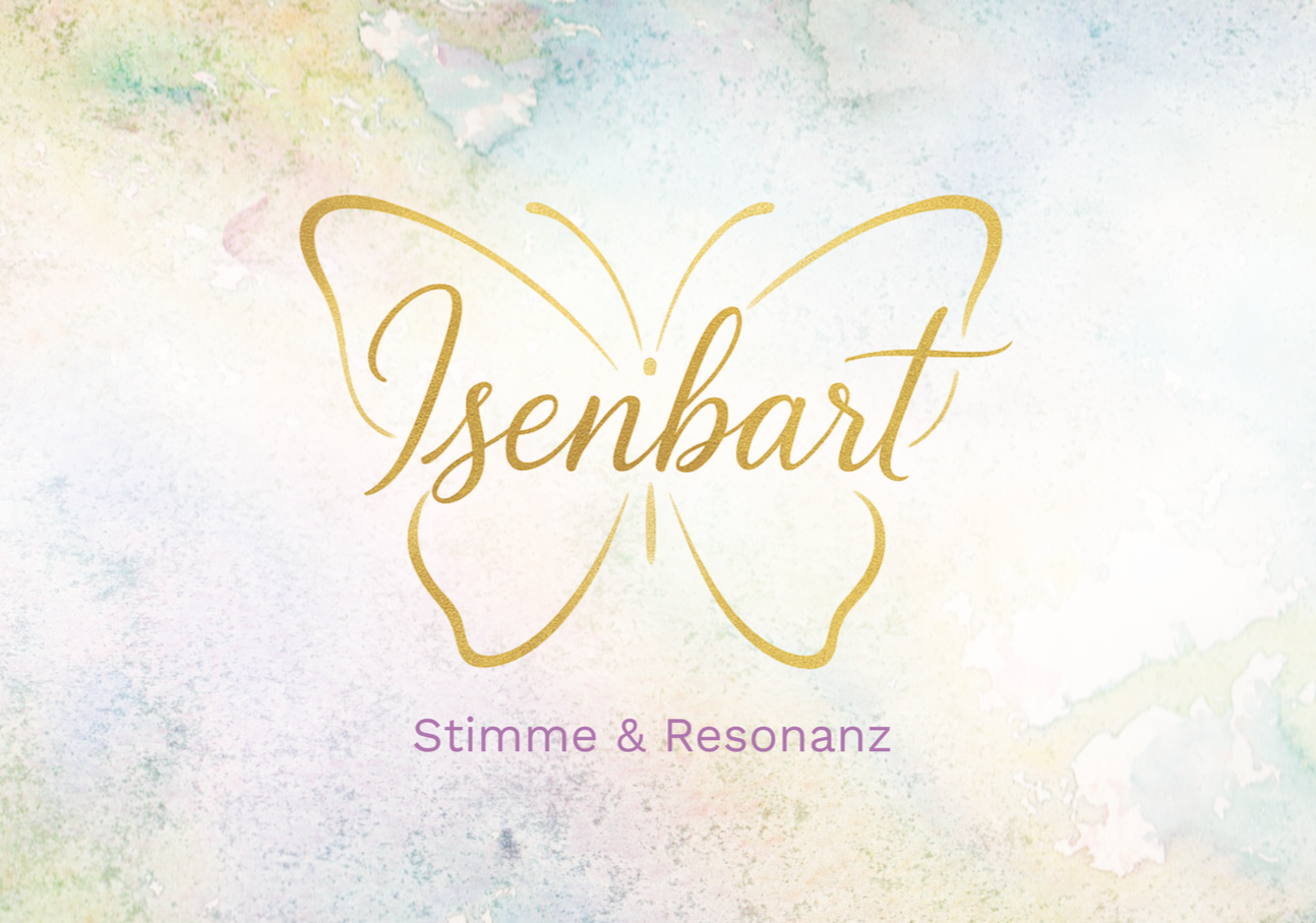 IsenbART Logo rund mit Schmetterling