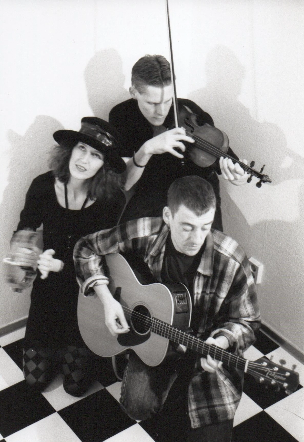 Scottish Folk Trio mit Annette Isenbart links im Bild