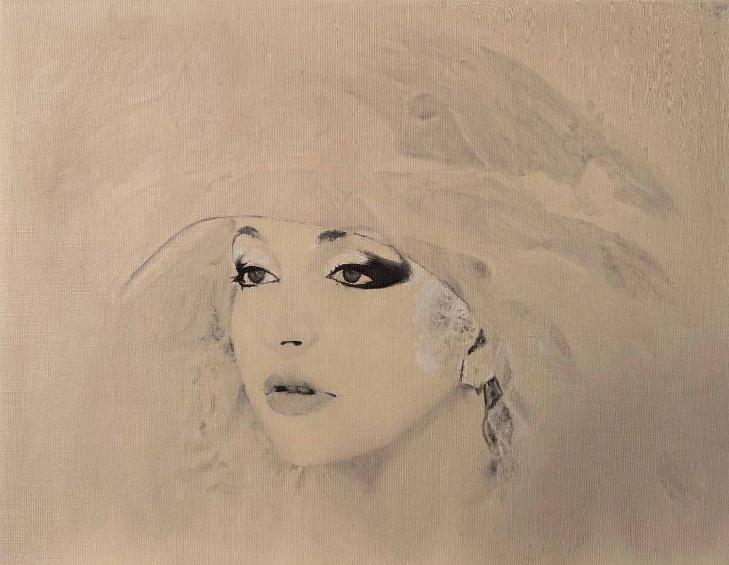 Ölmalerei von IsenbART zeigt die Sängerin Kate Bush