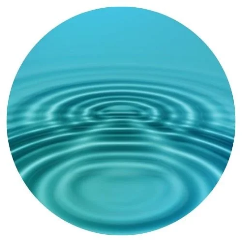 Wellen in blauer Farbe