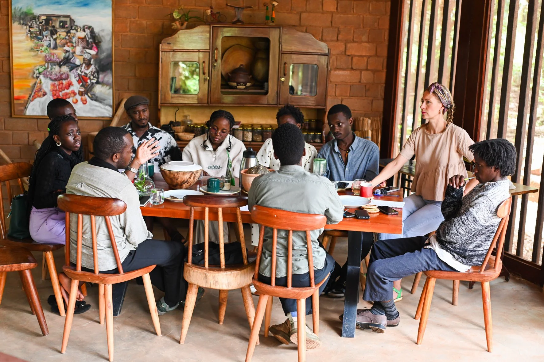 Meeting in the BODY&SOIL classroom