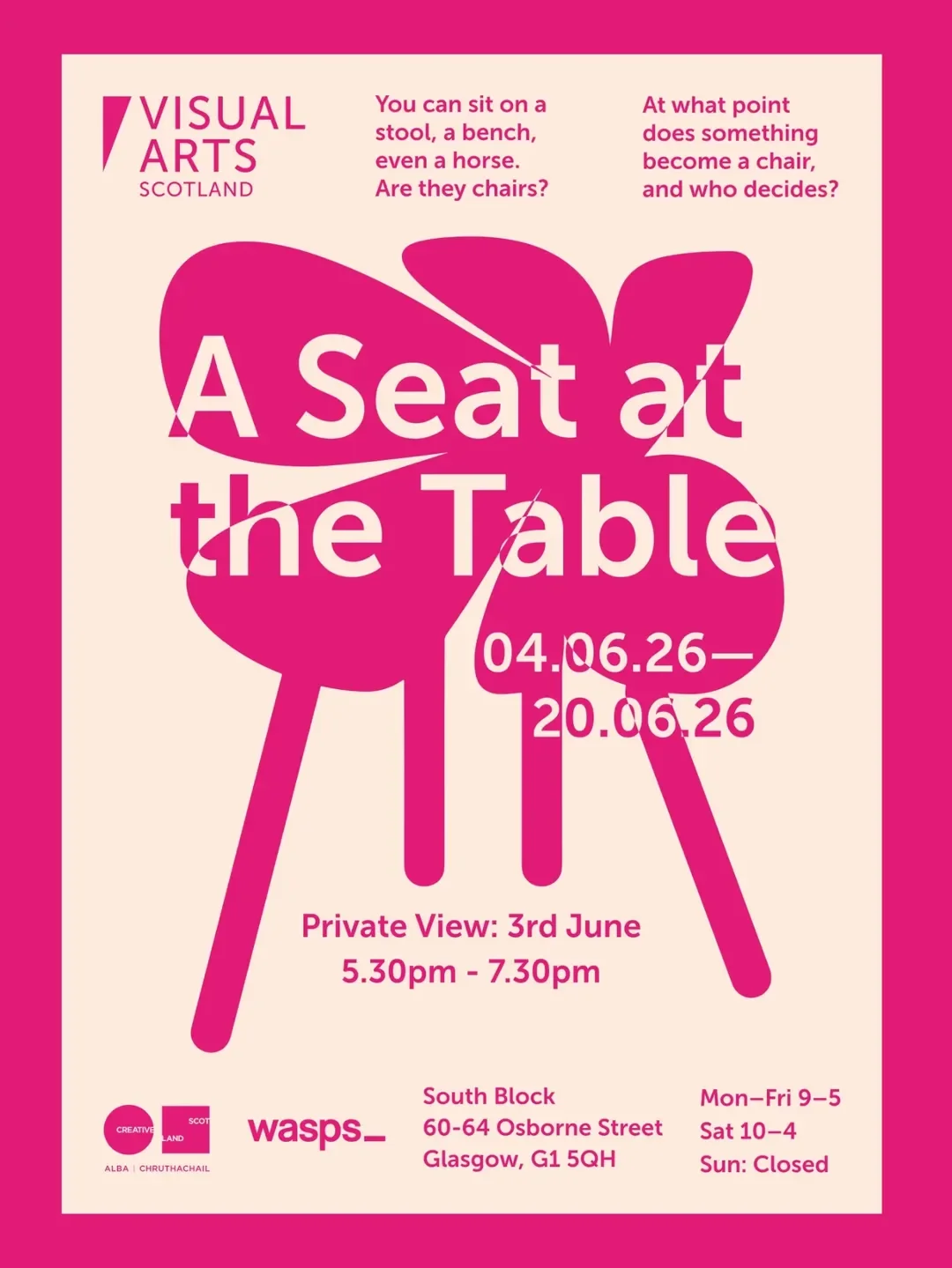 Assembly at A Seat at the Table, South Block Gallery