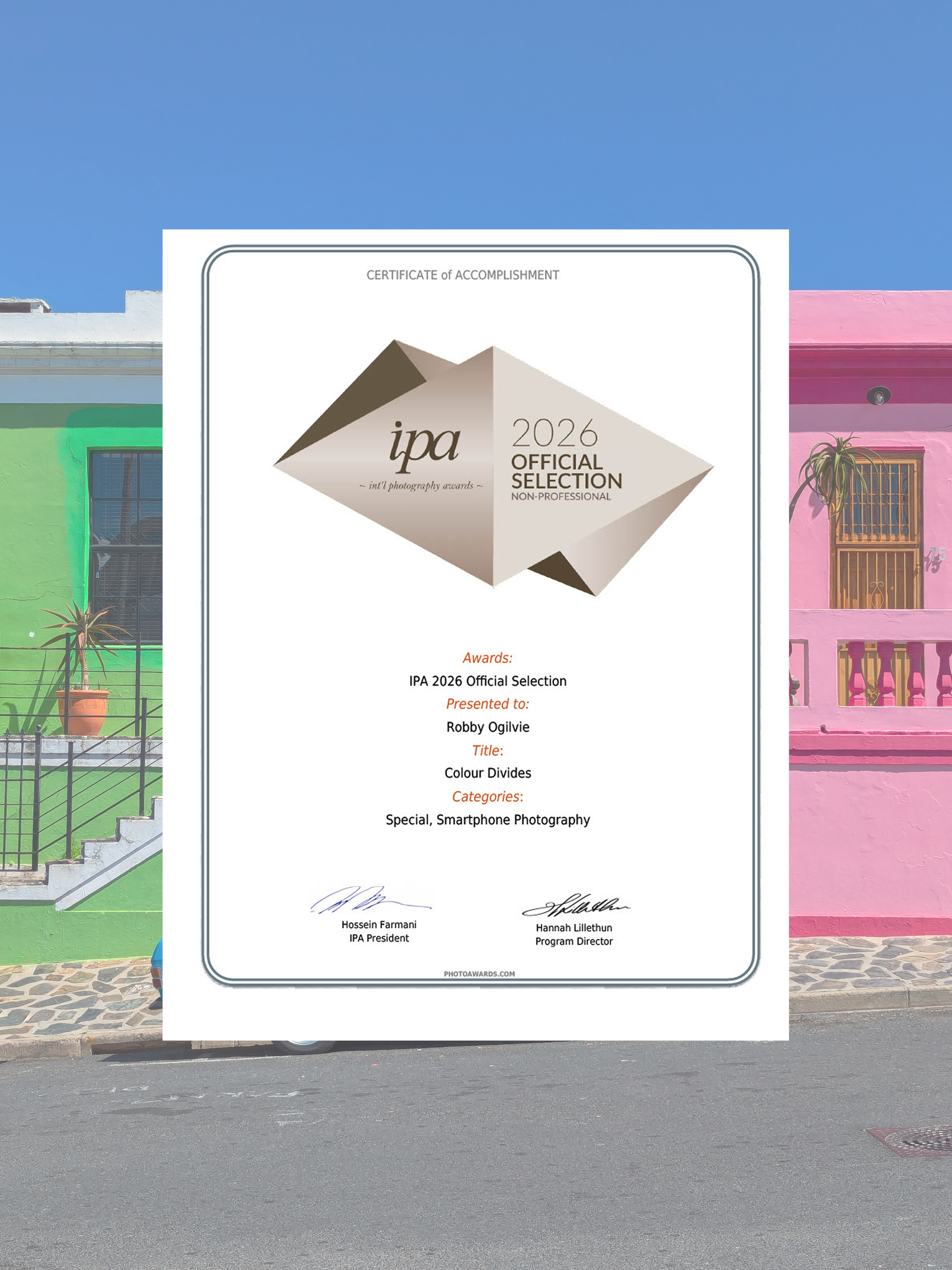 Colour Divides Selected for the 23rd International Photography Awards