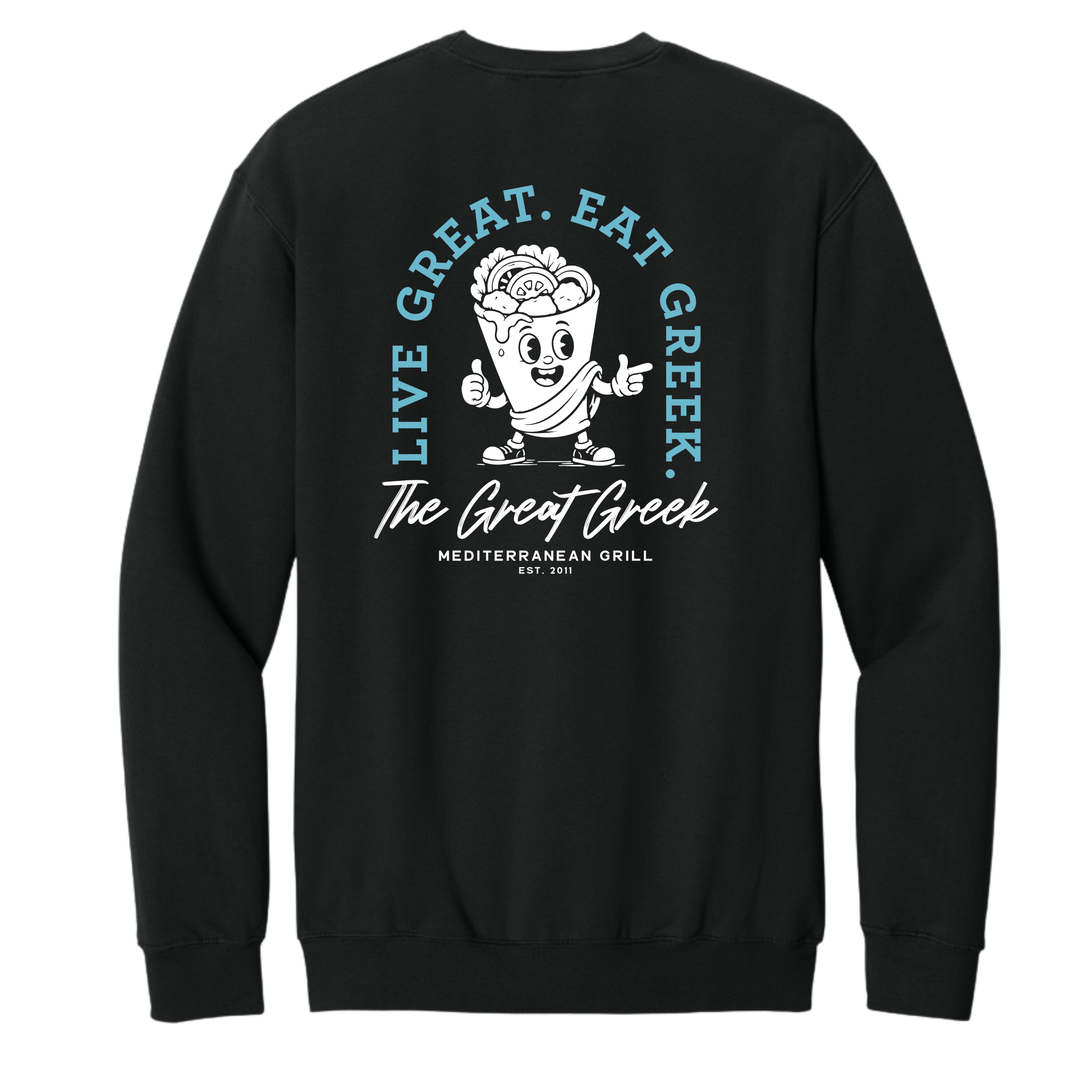 Black Sweatshirt Live Great. Eat Greek.png