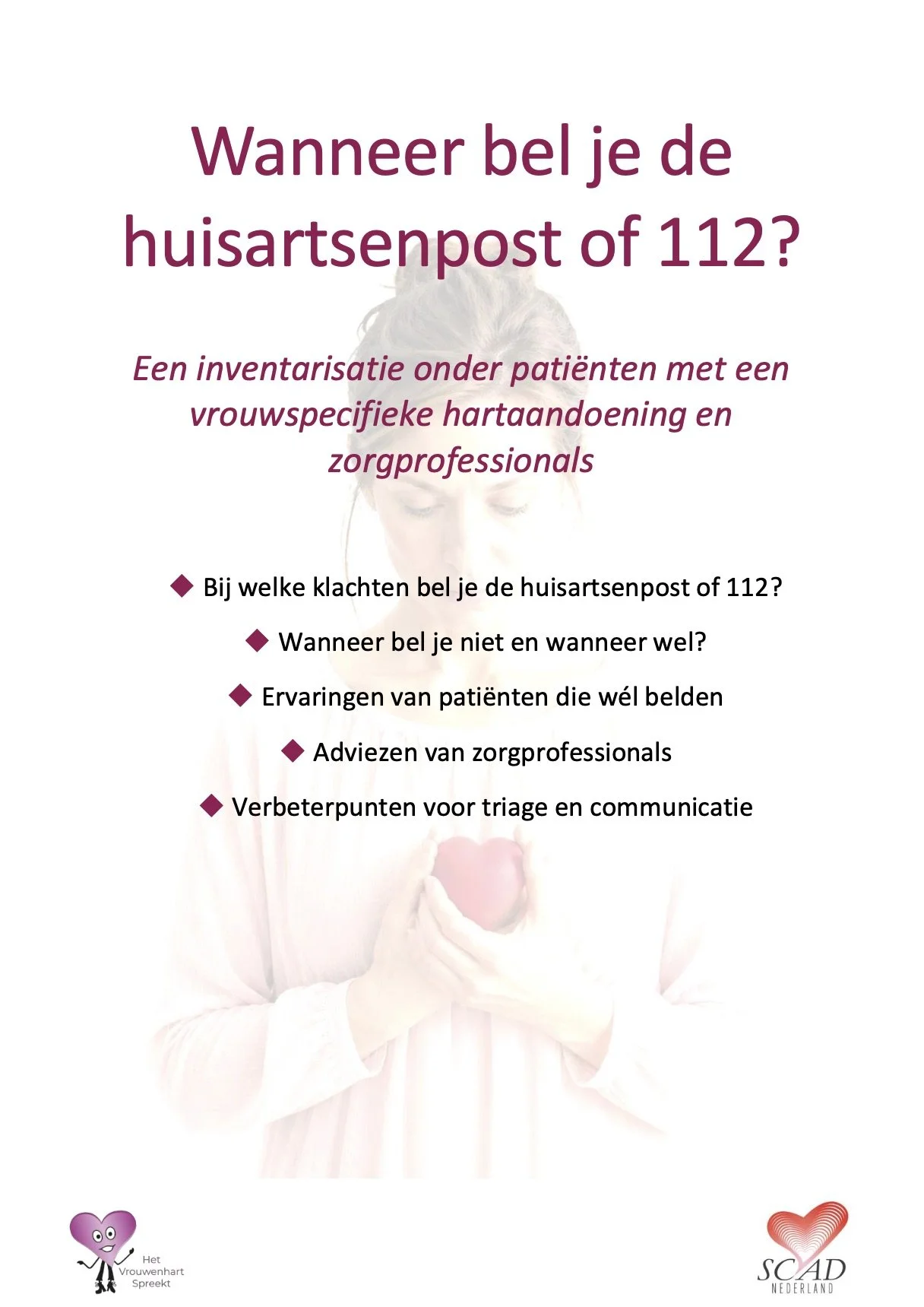 Wanneer bel je de huisartsenpost of 112?