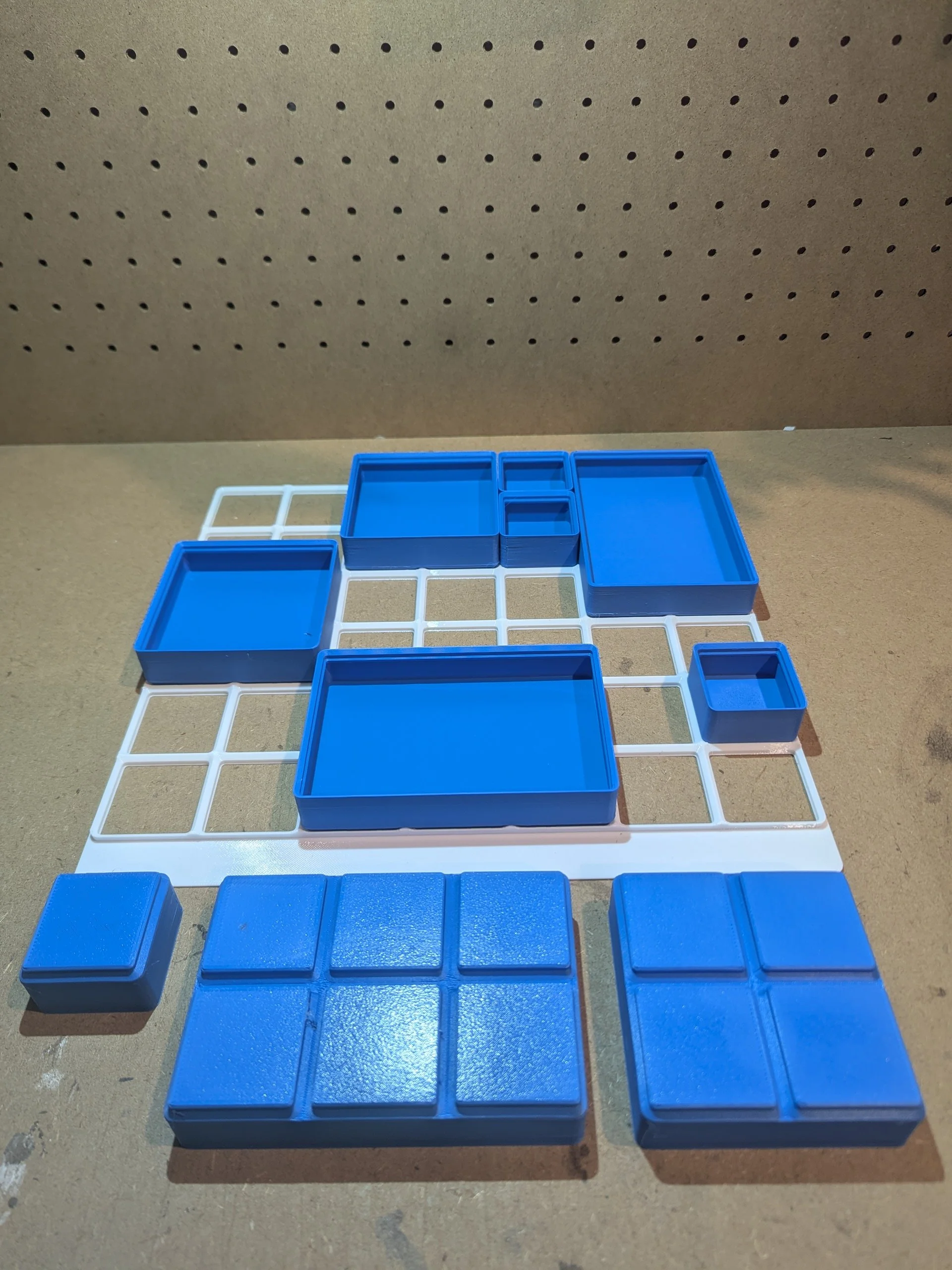 3D-Printed PLA Gridfinity Organizers