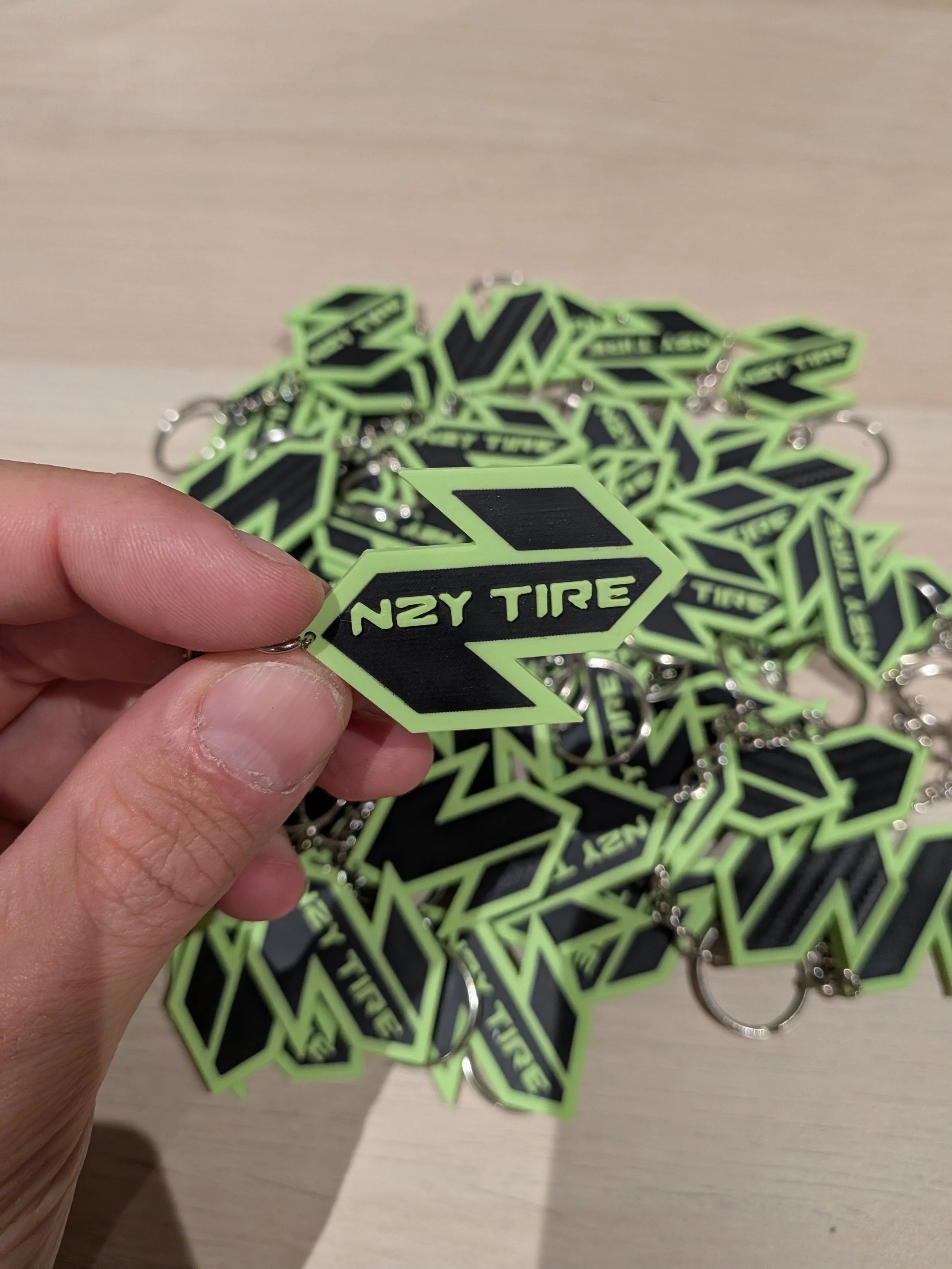 3D-Printed Business Keychain N2Y