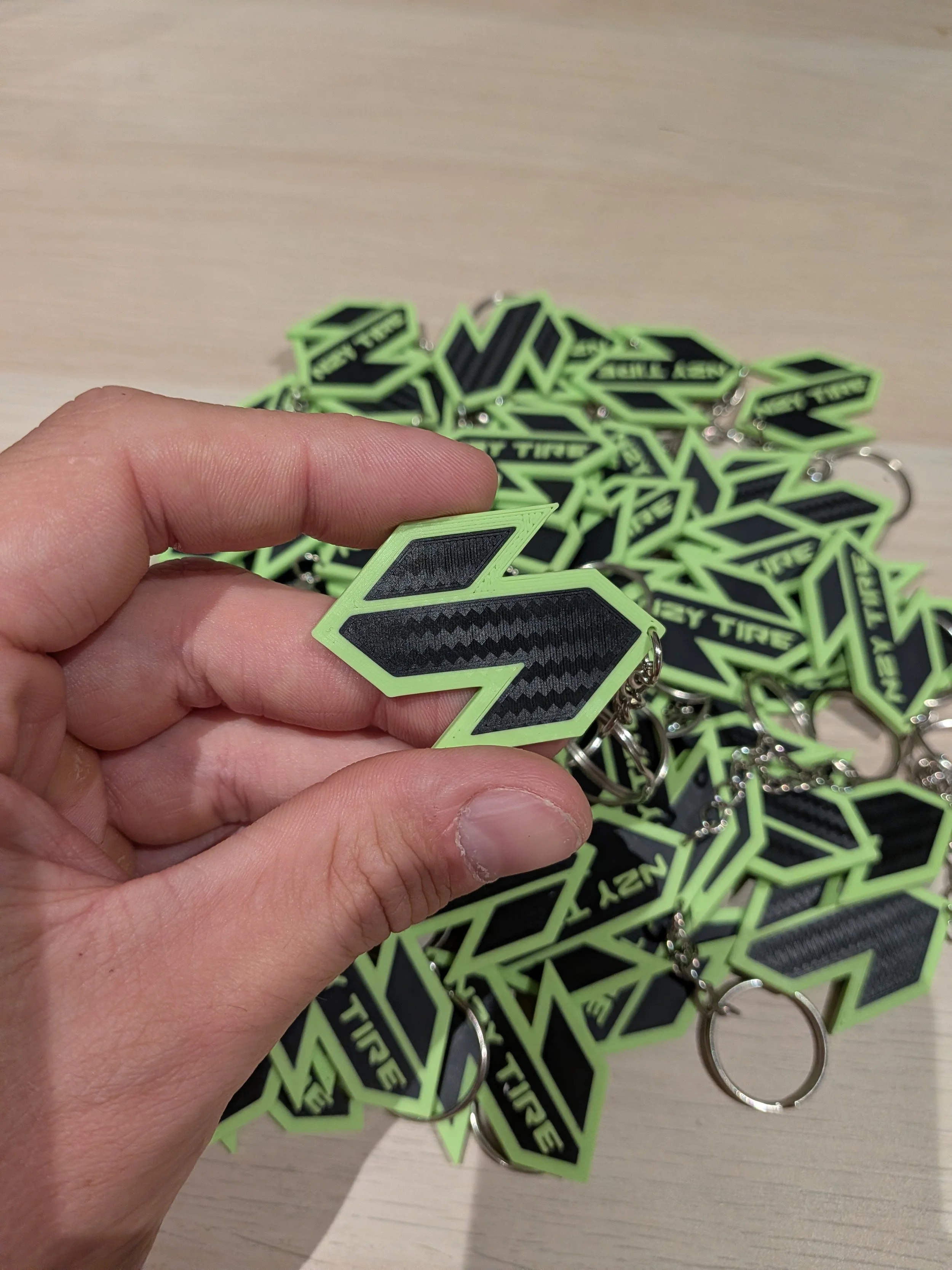 3D-Printed Business Keychain N2Y